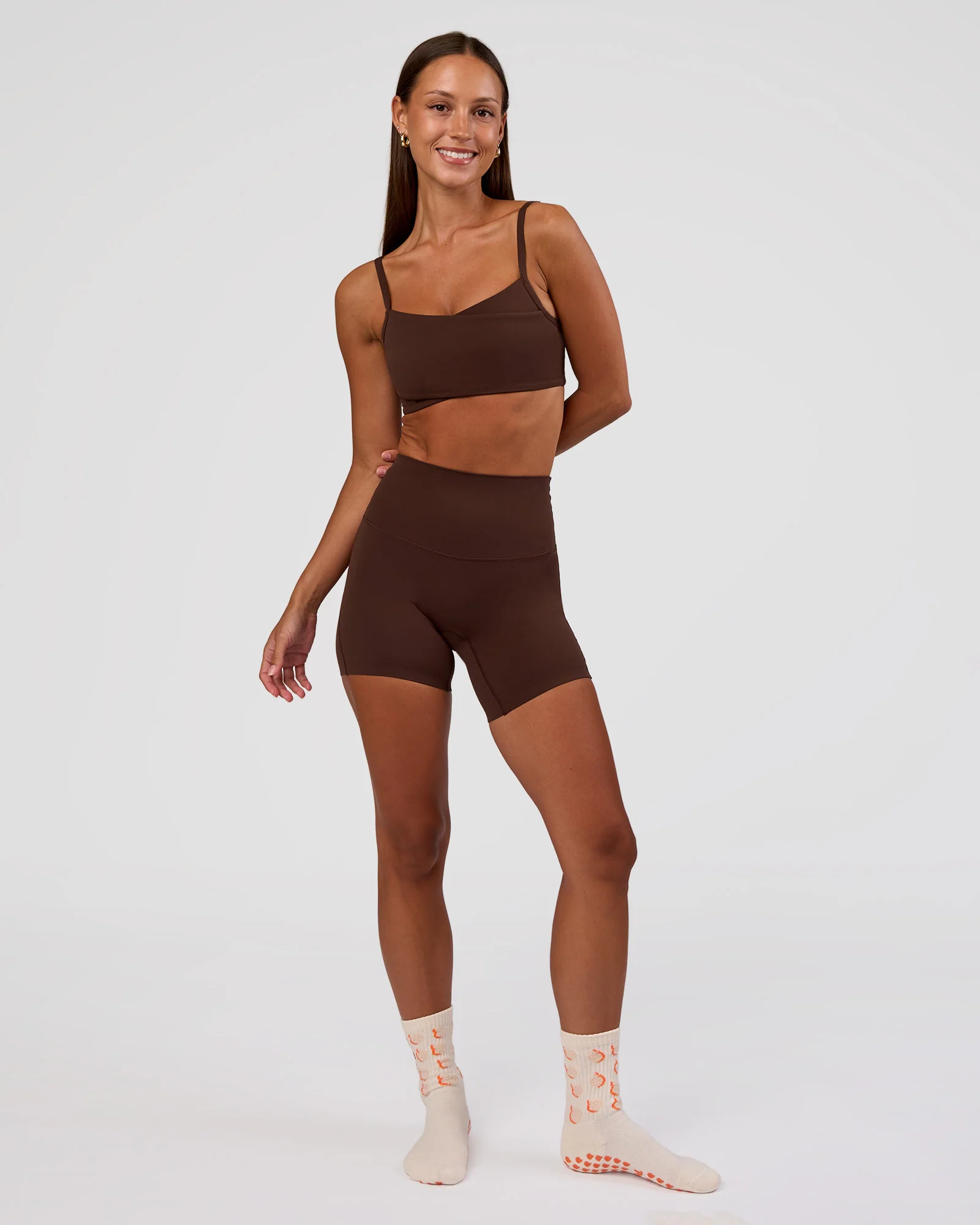 Peaches Elixir High-Rise 6” Short - Hot Chocolate - Image 10