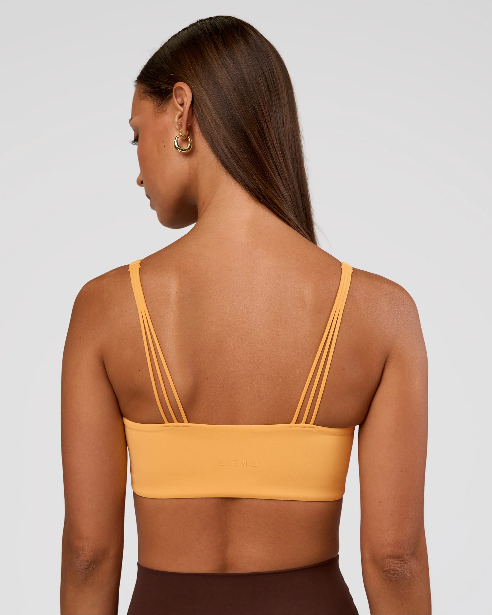 Peaches Wrap Sports Bra - Warm Apricot - Image 2