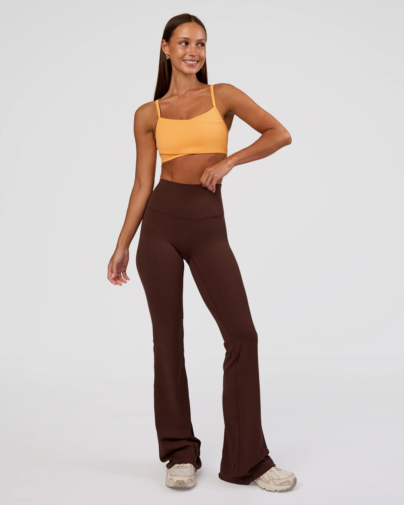 Peaches Wrap Sports Bra - Warm Apricot - Image 7