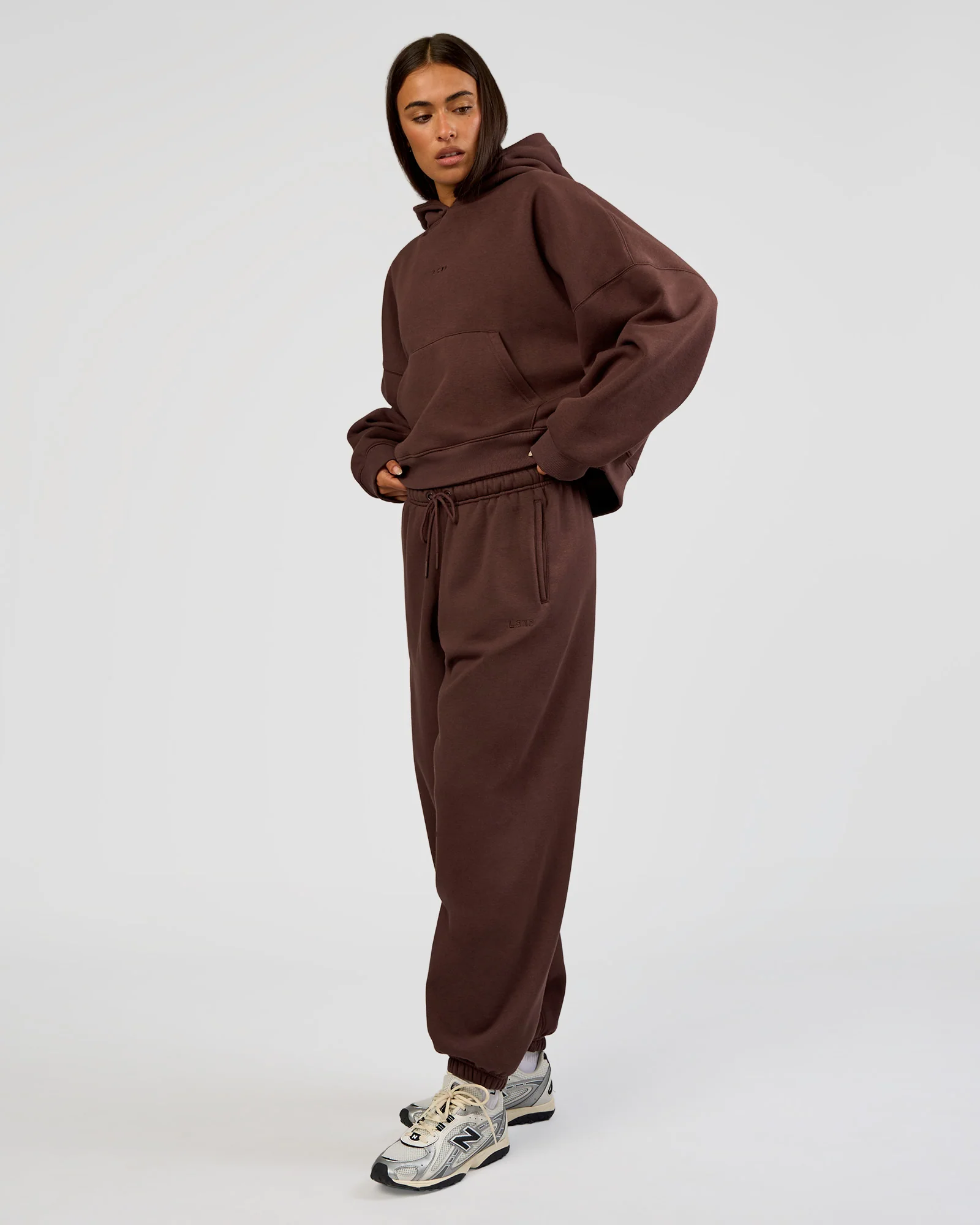 Post Train Hoodie - Hot Chocolate - Image 4