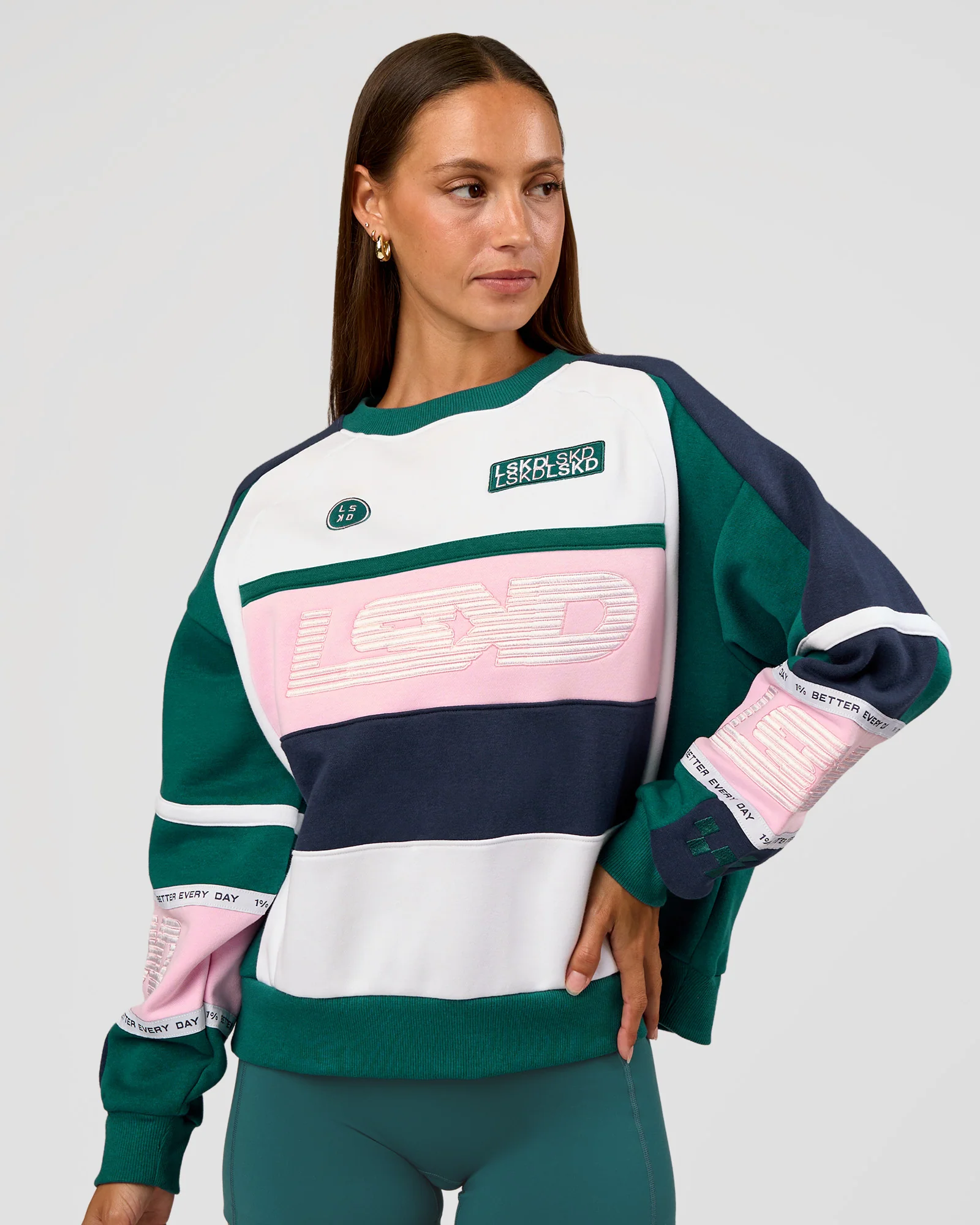 Power Sweater - Future Navy-Teal - Image 2