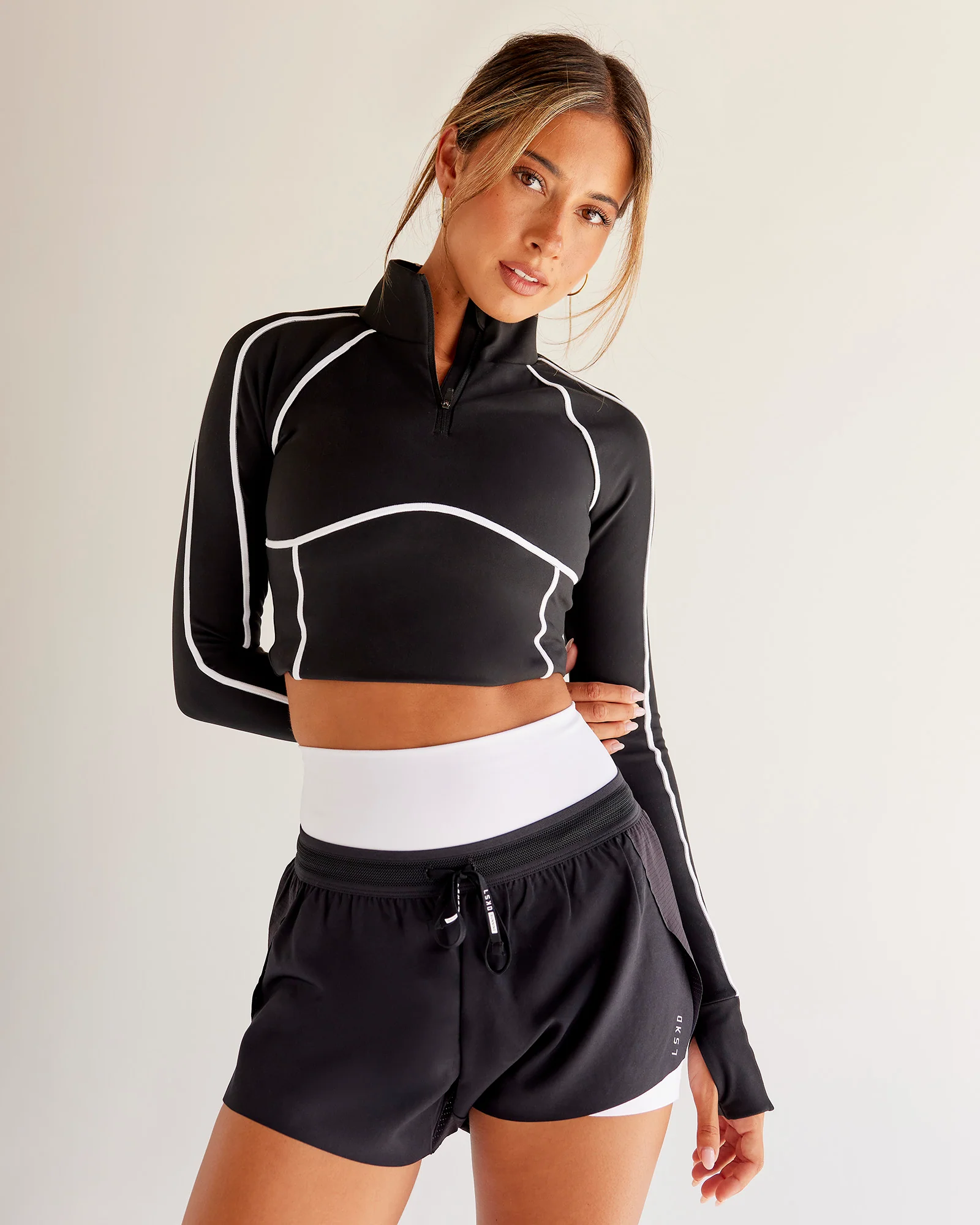 Power Quarter Zip Jacket - Black - Image 4