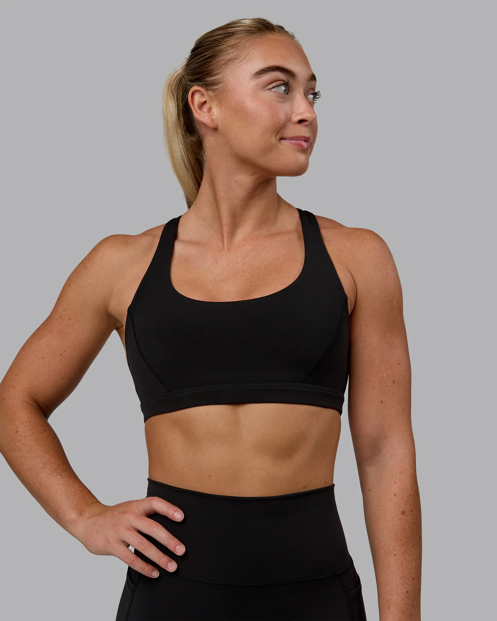 Precision Sports Bra - Black - Image 4