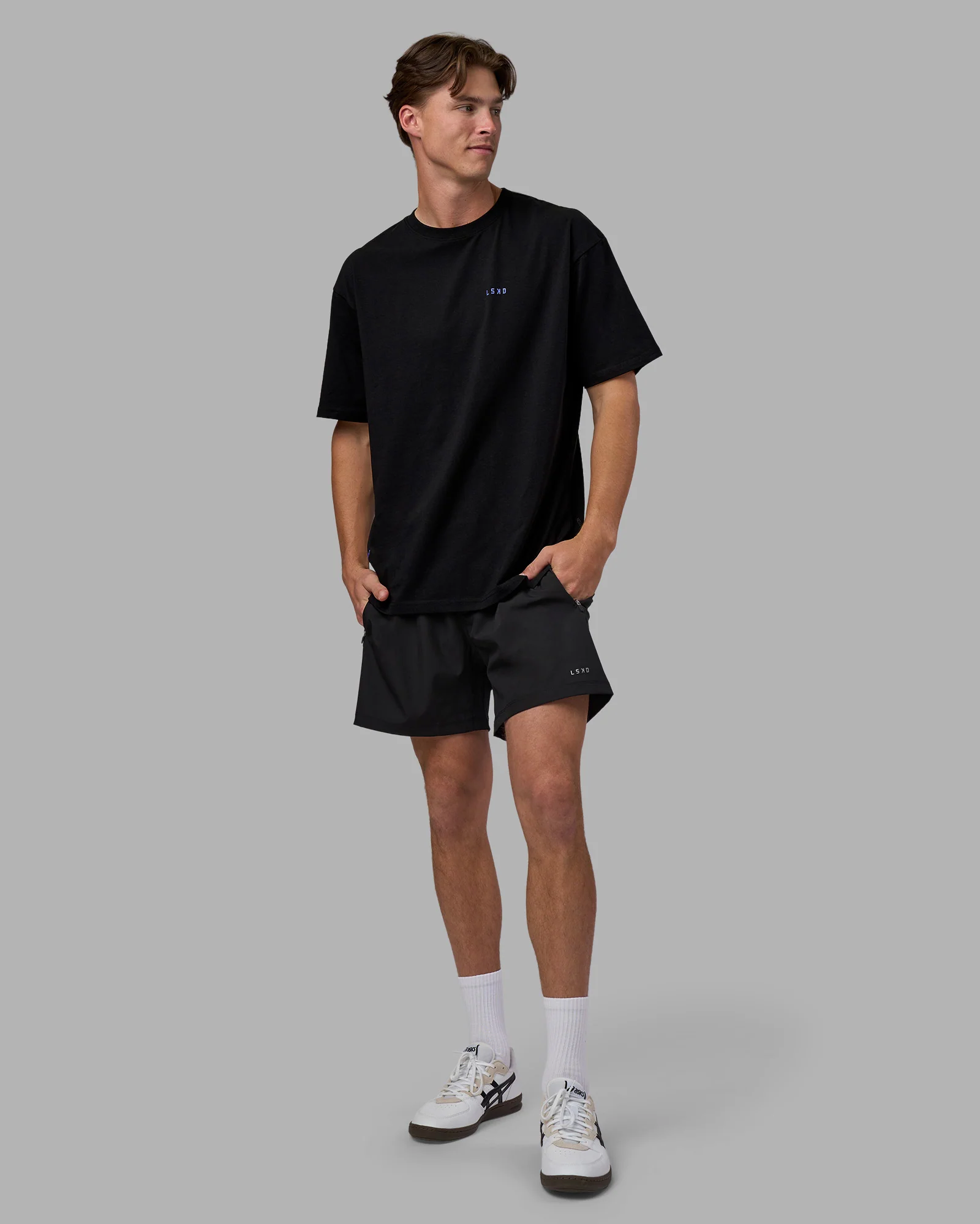 Pressure is a Privilege FLXCotton Oversized Tee - Black-Power Cobalt - Image 3