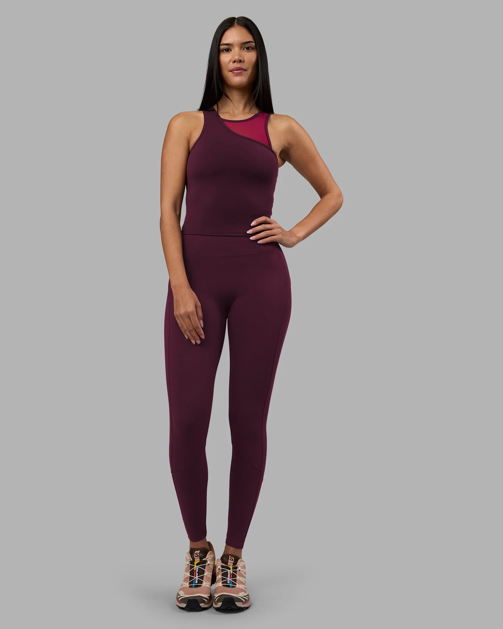 Progression Ultra High-Rise Full Length Legging - Cherry Lacquer - Image 10