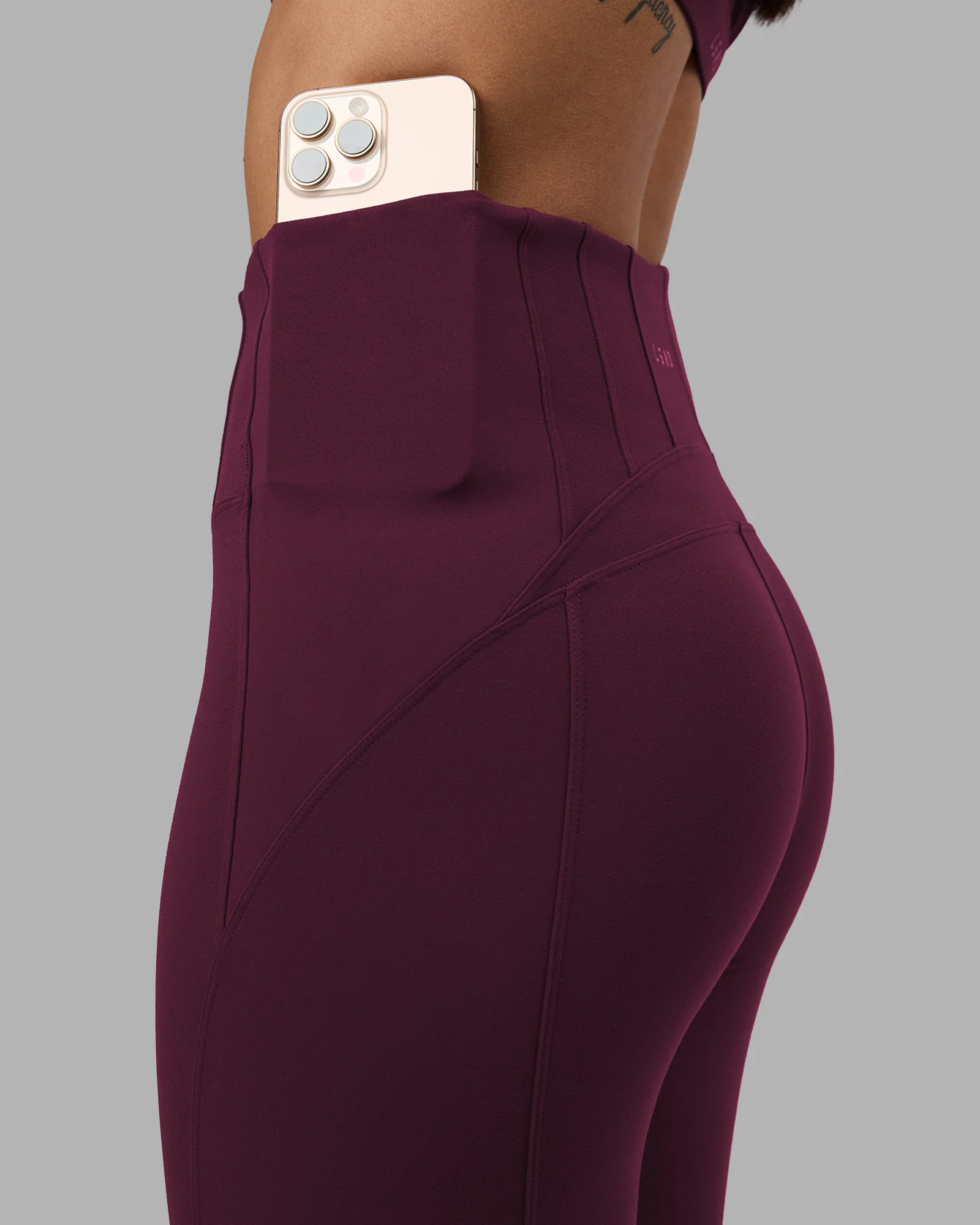 Progression Ultra High-Rise Full Length Legging - Cherry Lacquer - Image 3