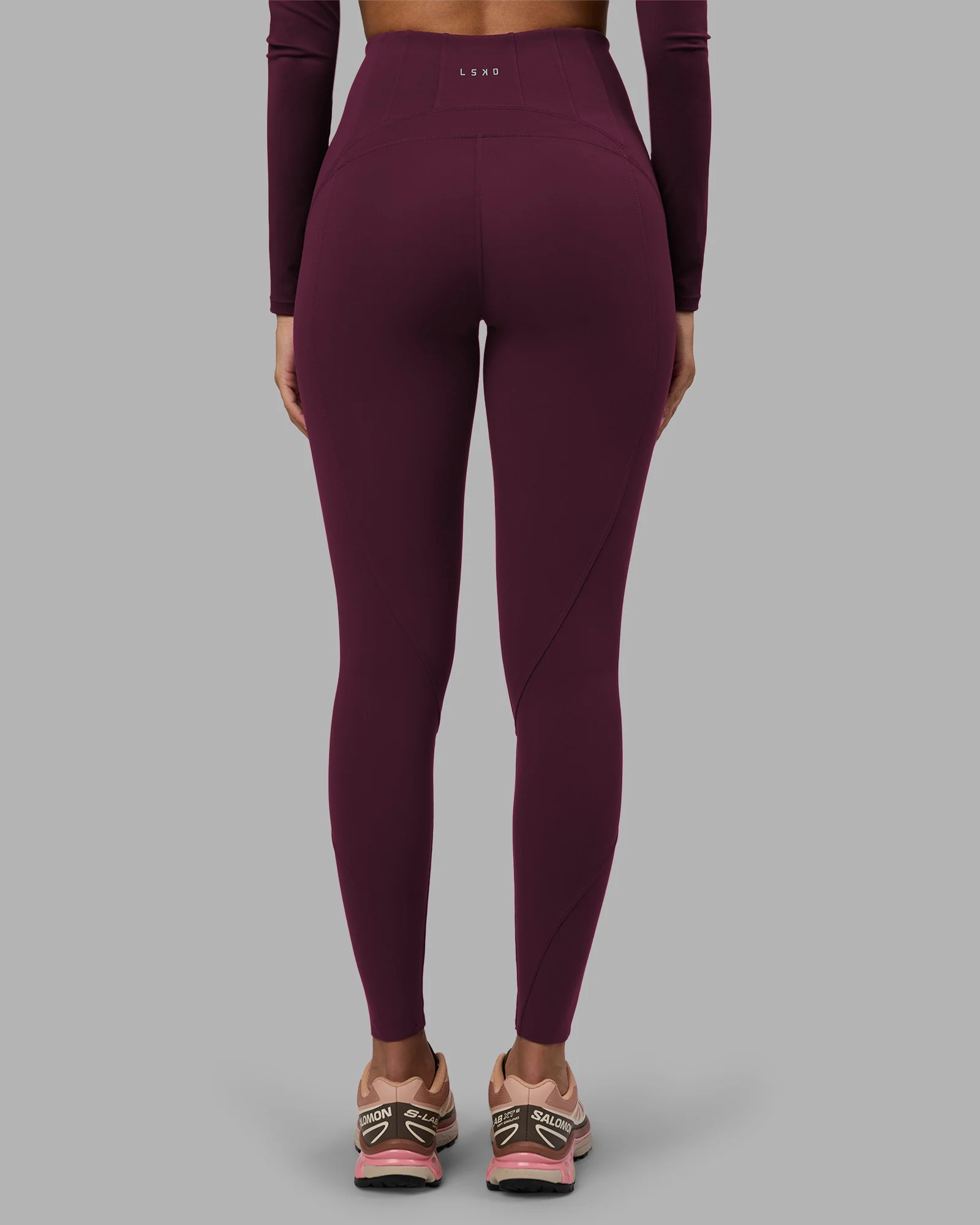Progression Ultra High-Rise Full Length Legging - Cherry Lacquer - Image 4