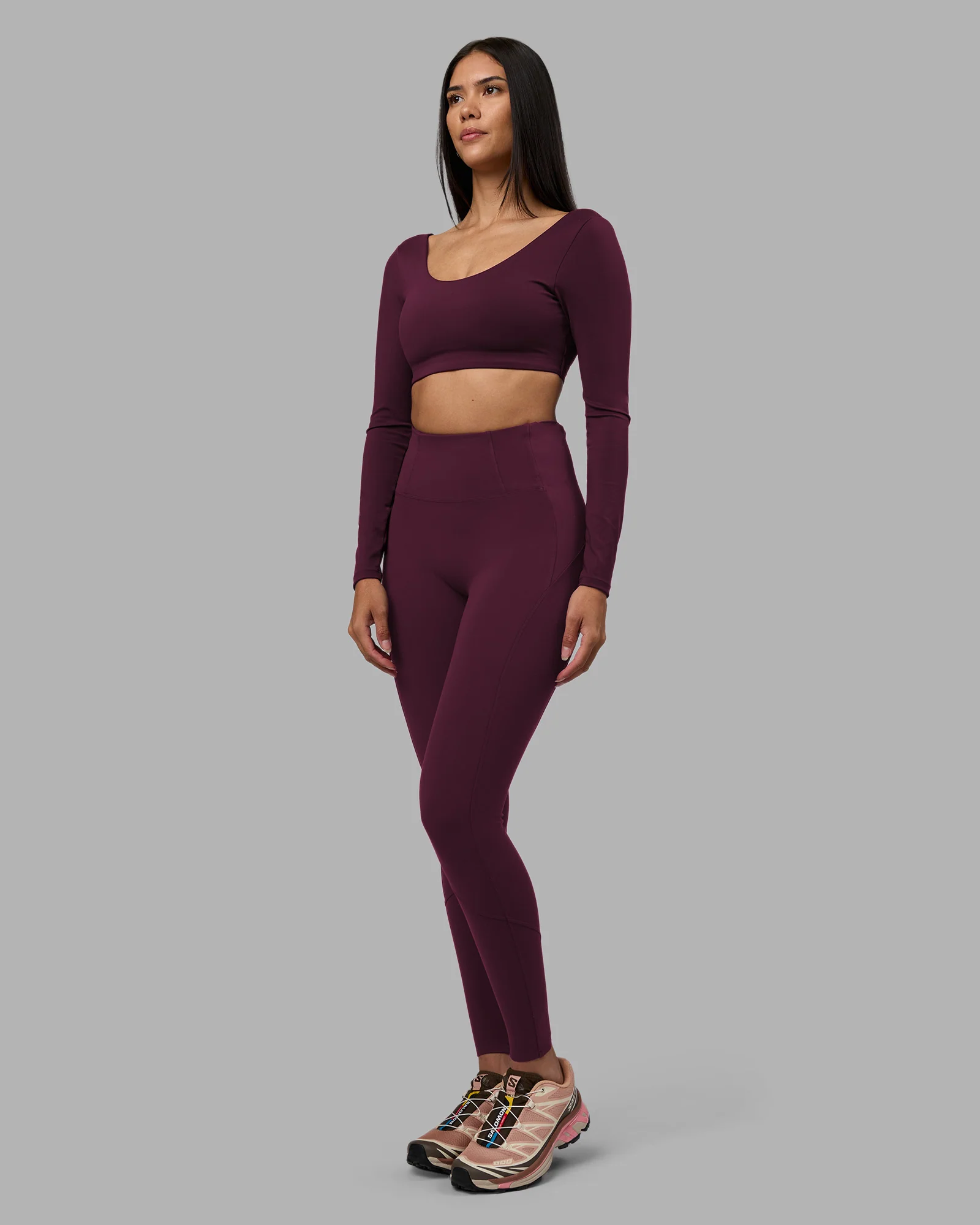 Progression Ultra High-Rise Full Length Legging - Cherry Lacquer - Image 8