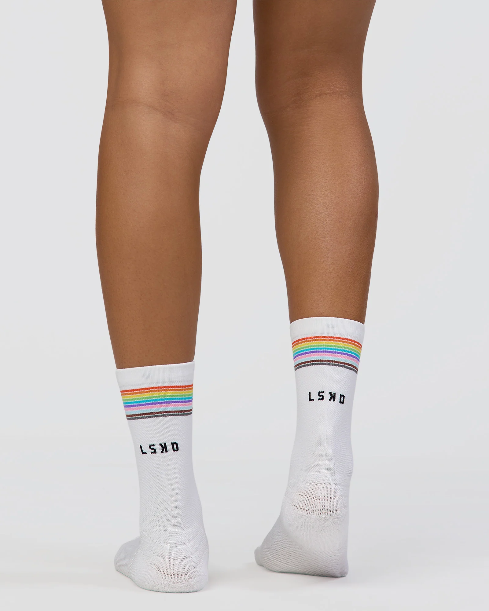 Proud Performance Crew Socks 2.0 - White-Multi - Image 4