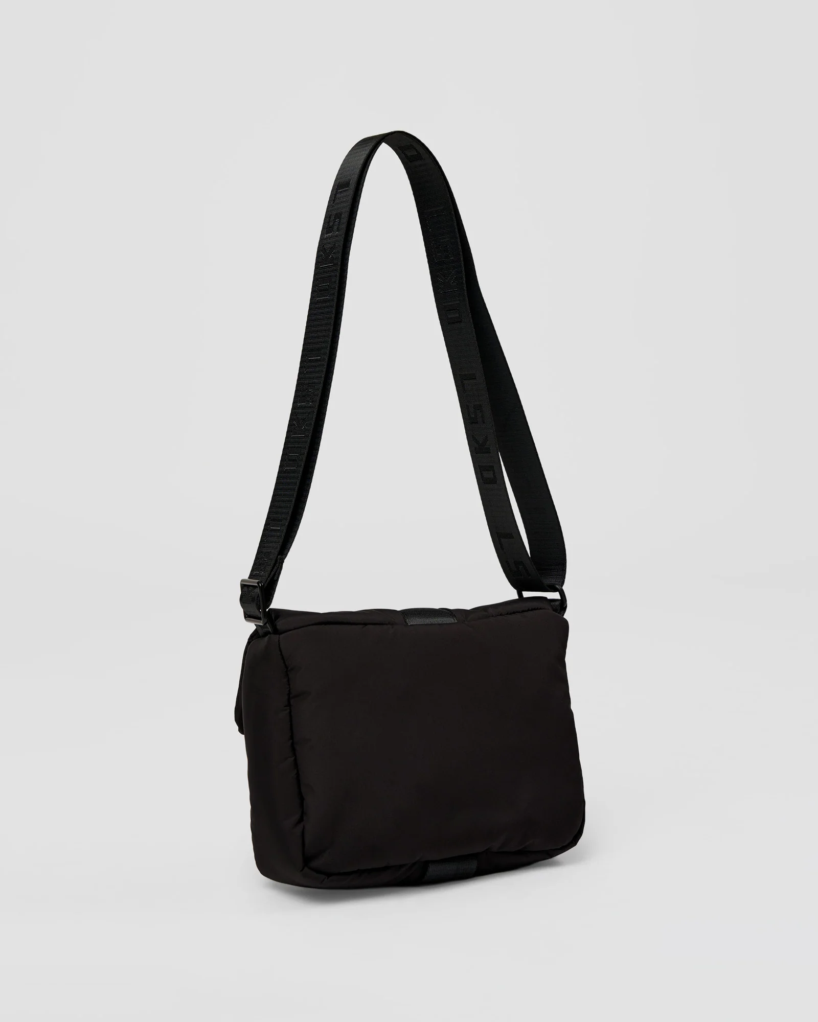 Puffer Crossbody Bag - Black - Image 8