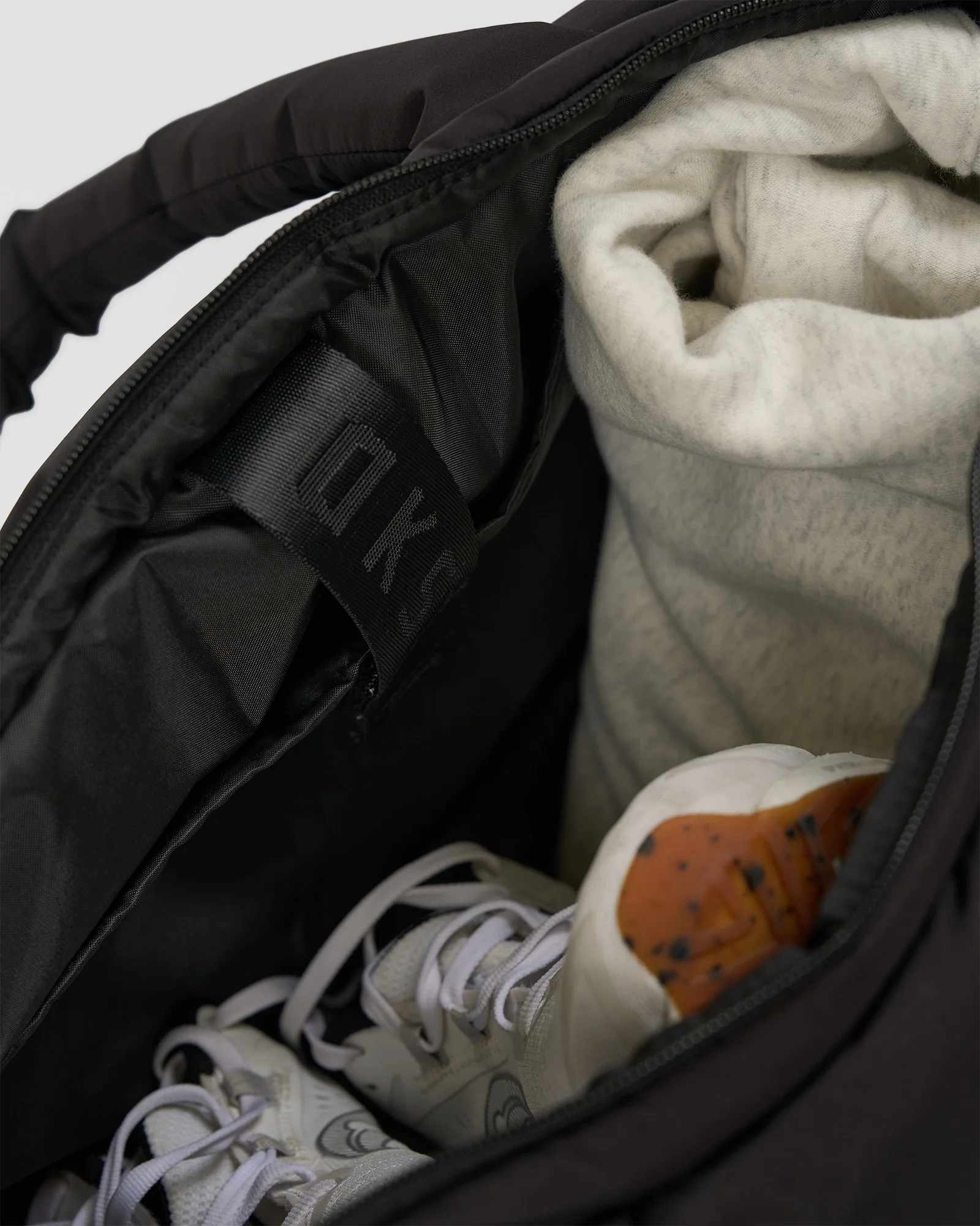 Puffer Duffle Bag - Black - Image 3
