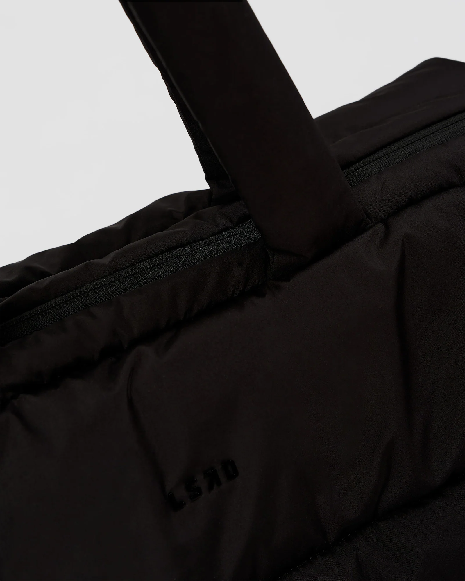 Puffer Duffle Bag - Black - Image 6