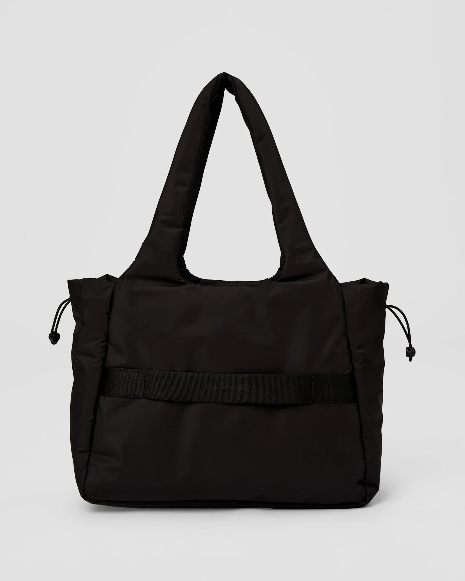 Puffer Tote Bag - Black - Image 7