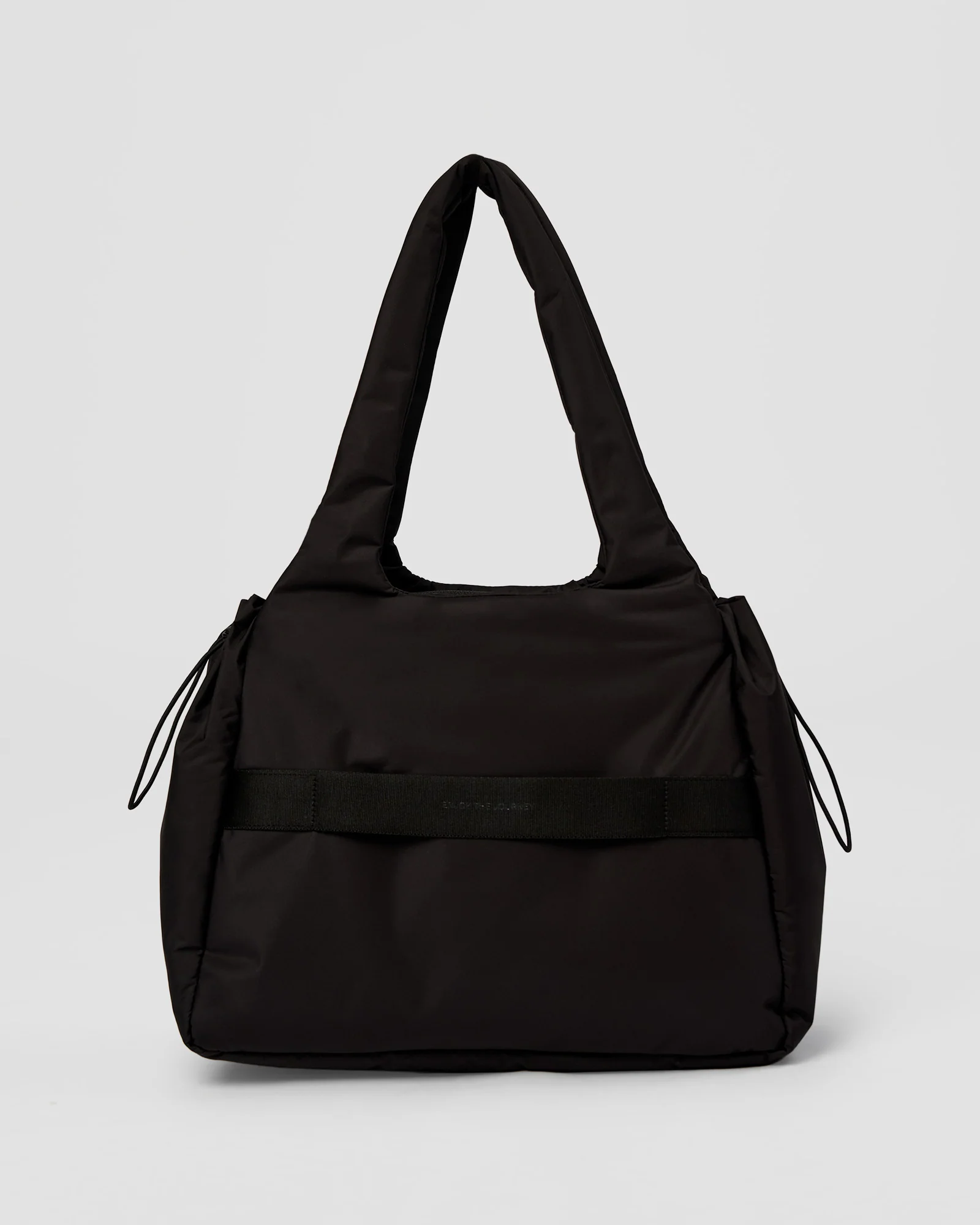 Puffer Tote Bag - Black - Image 9