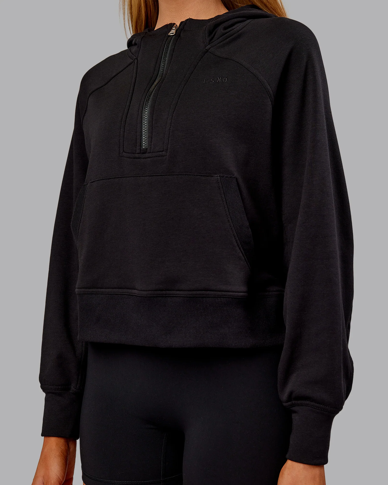 Pursue Mid-Weight Hoodie - Black - Image 4