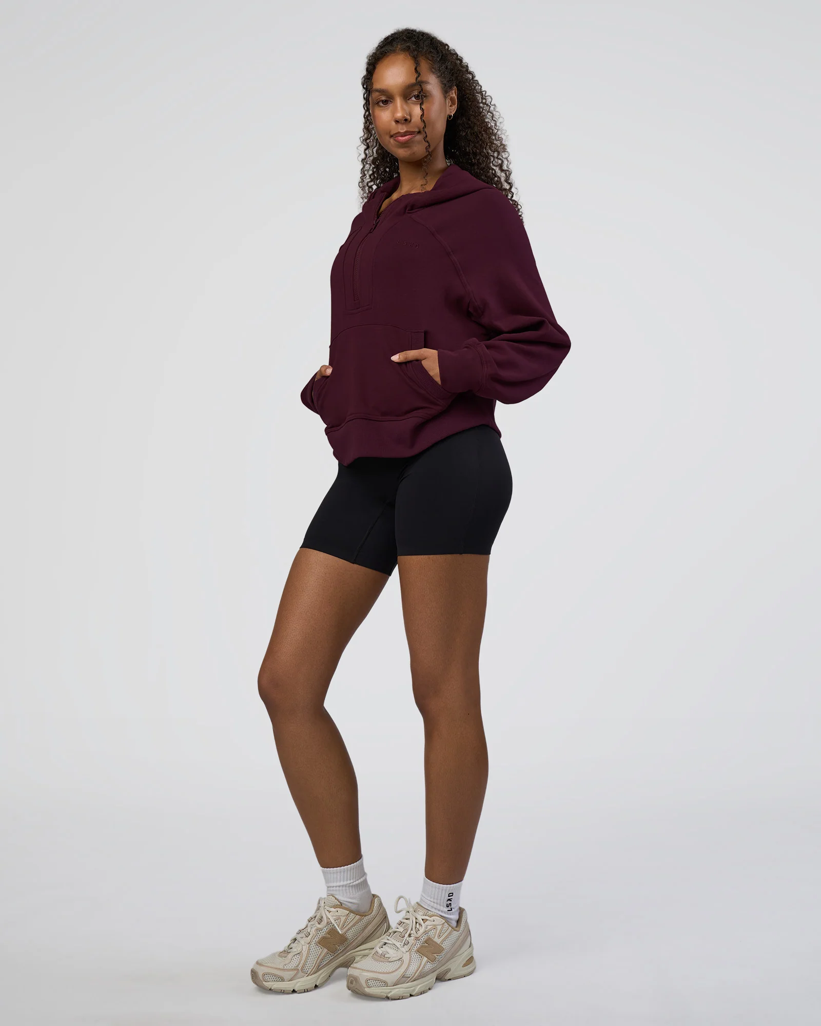 Pursue Mid-Weight Hoodie - Cherry Lacquer - Image 5