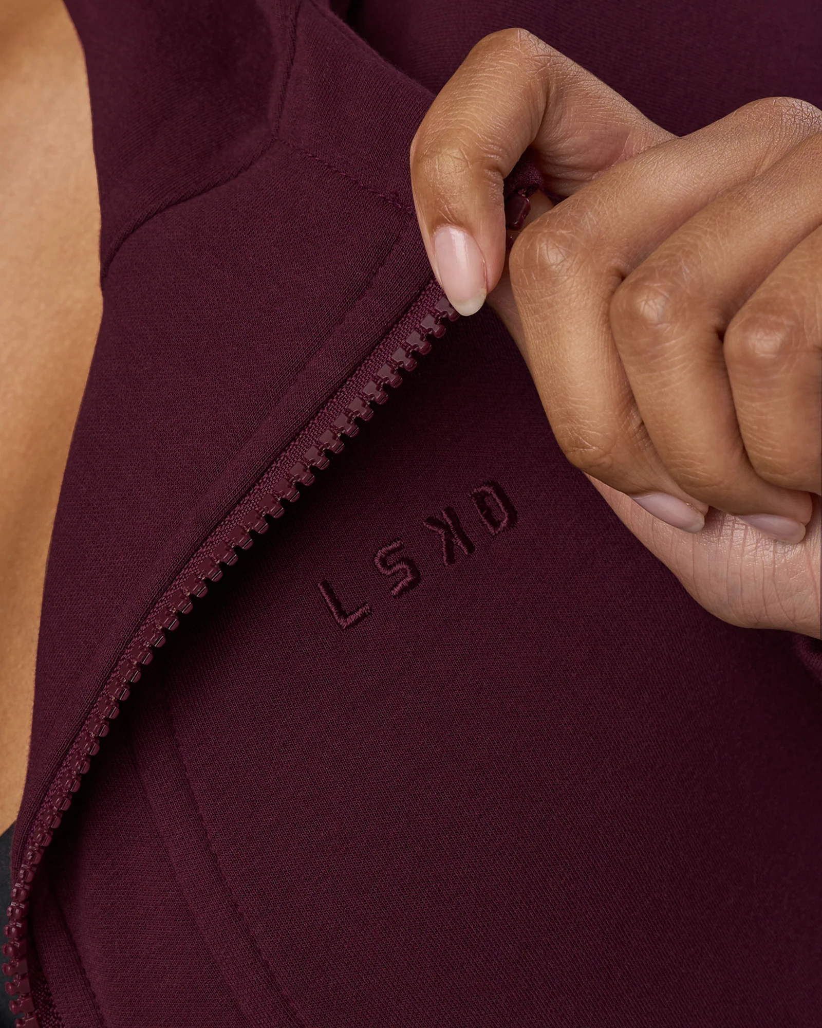 Pursue Mid-Weight Hoodie - Cherry Lacquer - Image 6