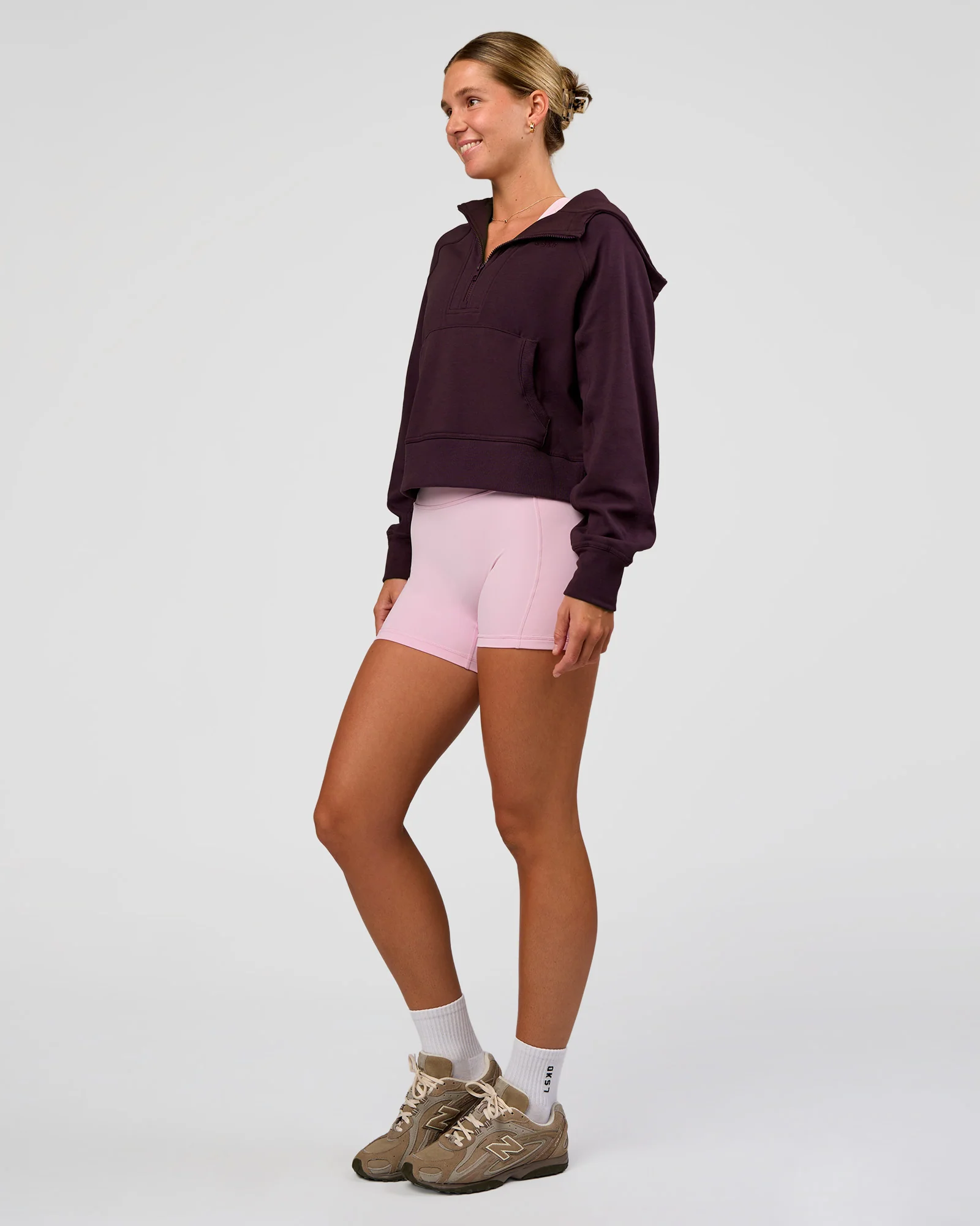Pursue Mid-Weight Hoodie - Midnight Plum - Image 6