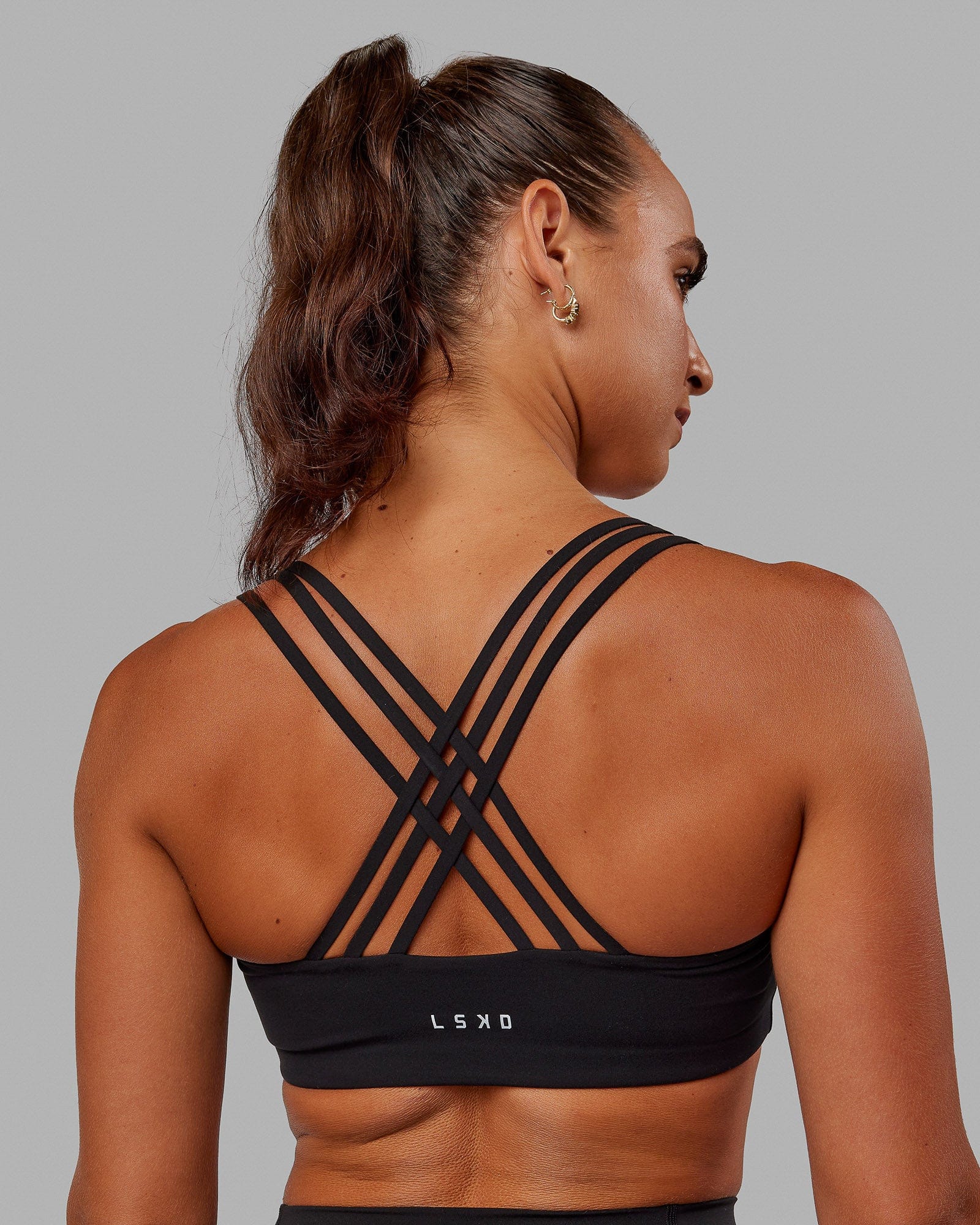 Push The Limit Sports Bra - Black - Image 2