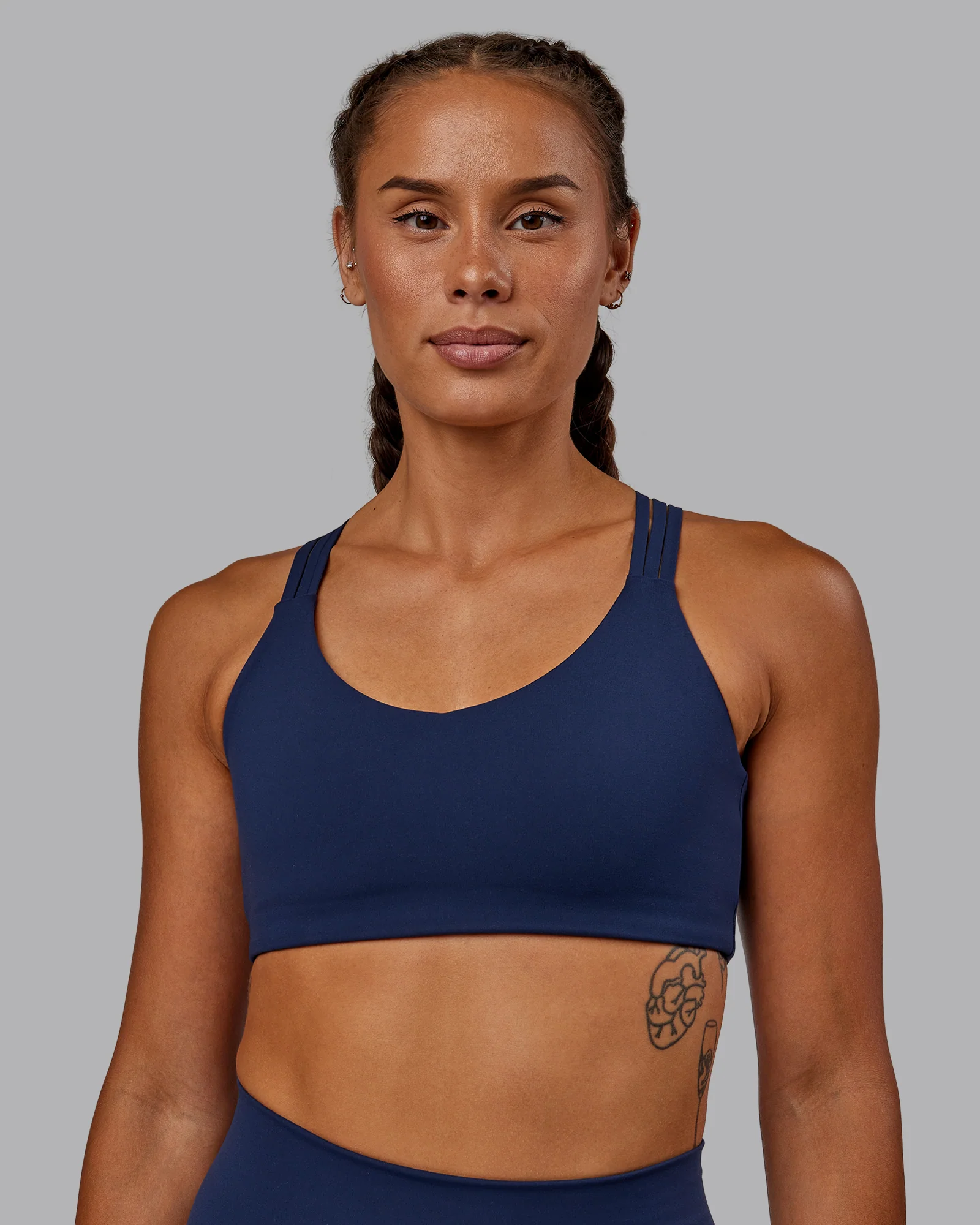 Push The Limit Sports Bra - Future Navy - Image 2