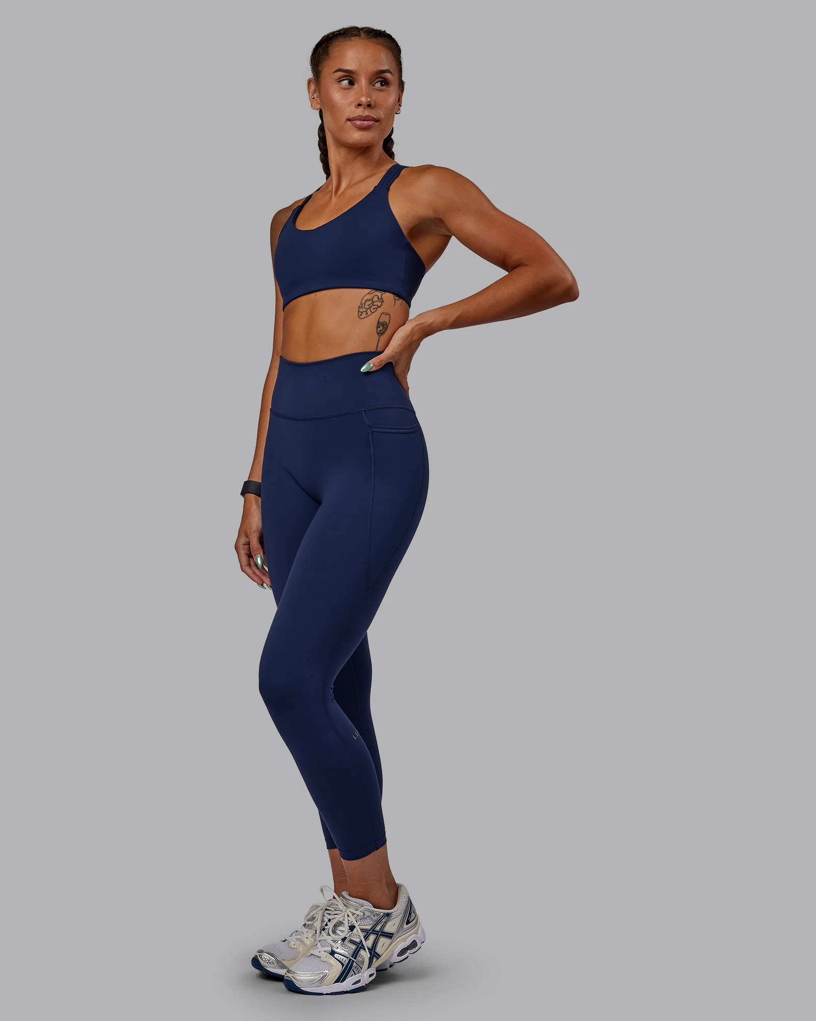 Push The Limit Sports Bra - Future Navy - Image 3