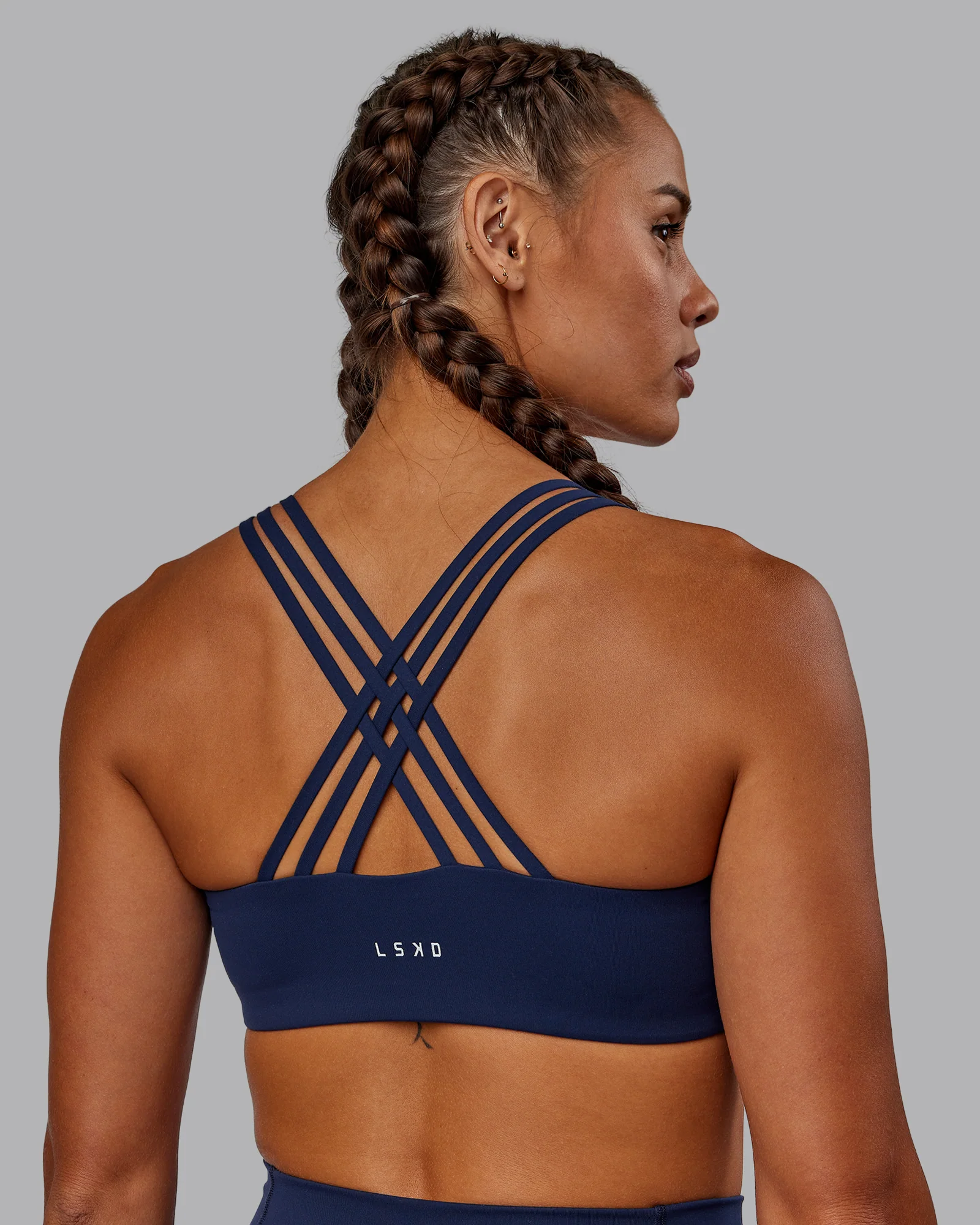 Push The Limit Sports Bra - Future Navy - Image 5