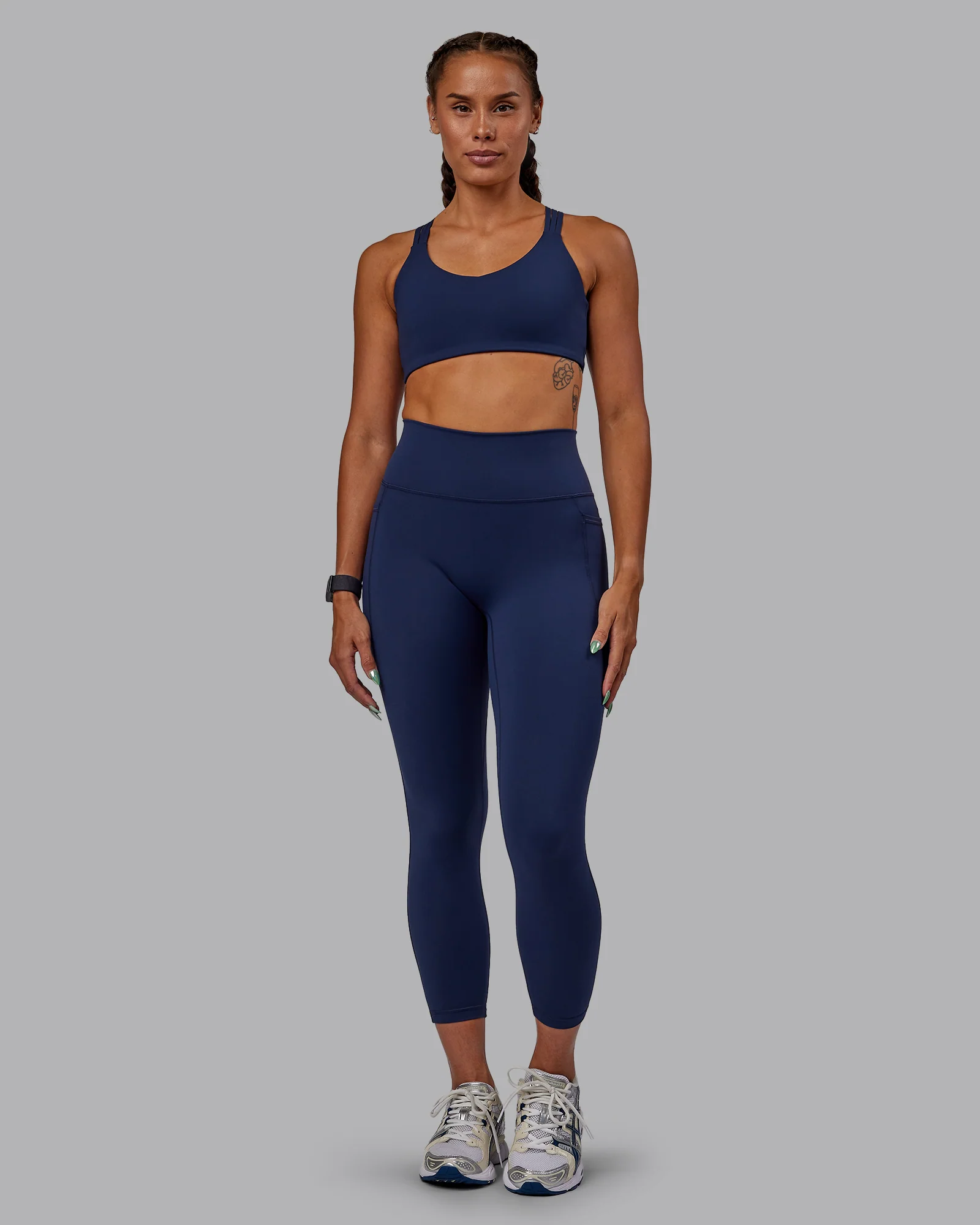 Push The Limit Sports Bra - Future Navy - Image 7
