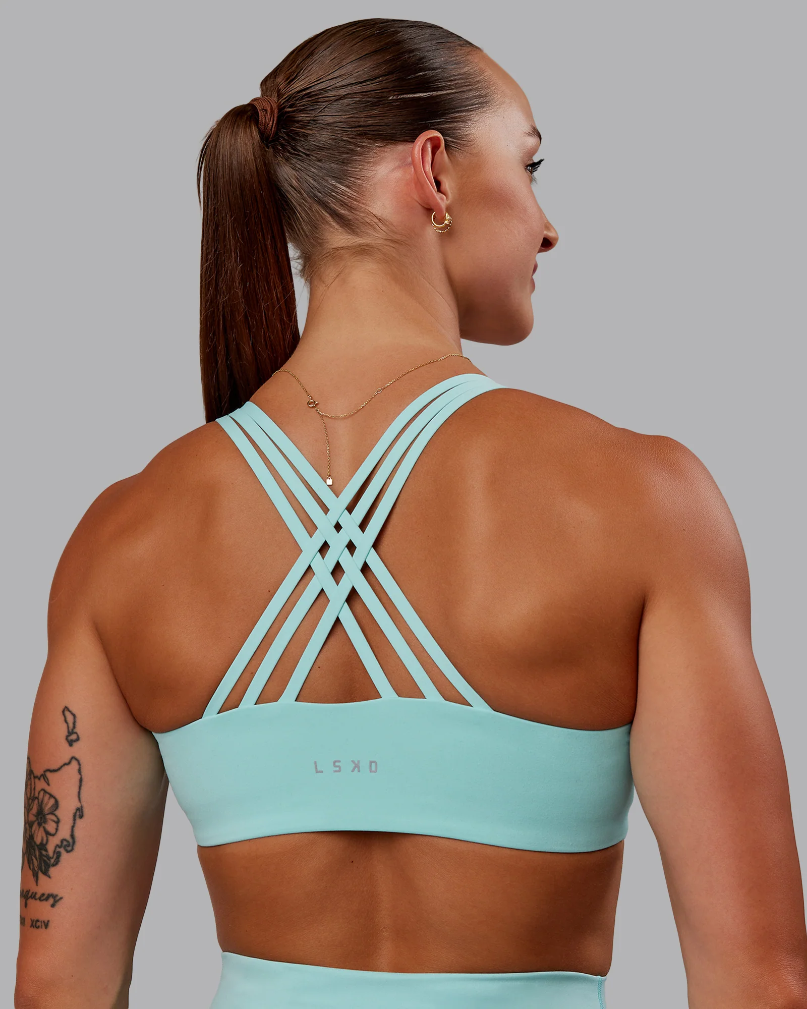 Push The Limit Sports Bra - Island Paradise - Image 6