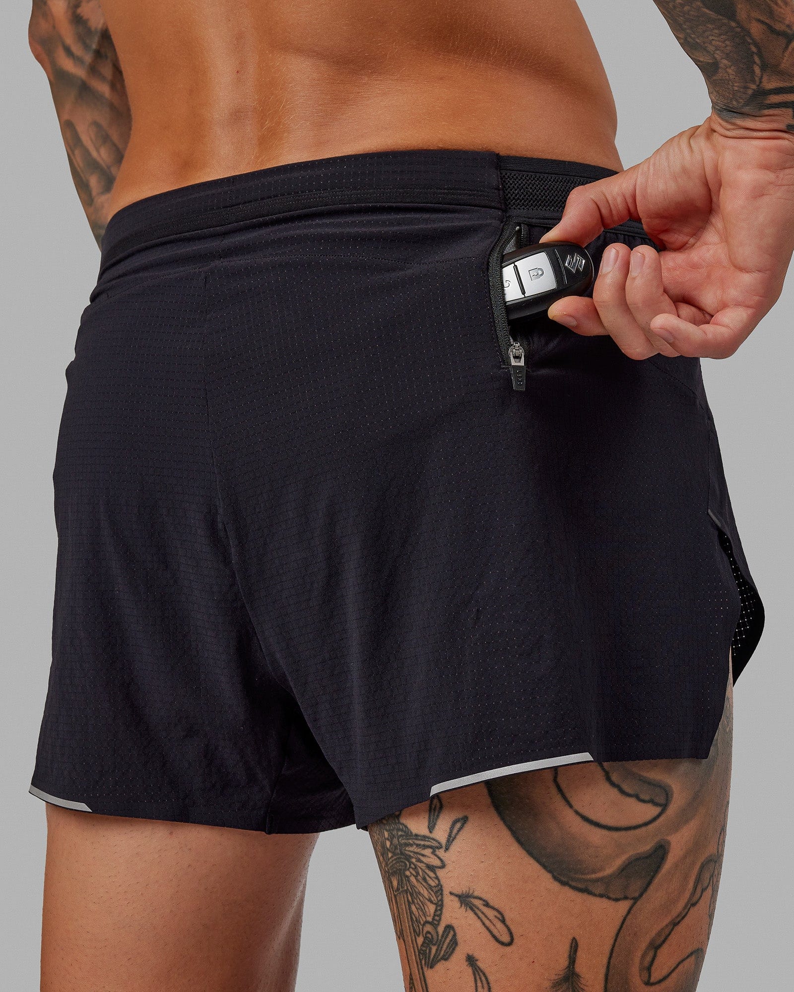 Race Day Running Short 3" - Black - Image 6