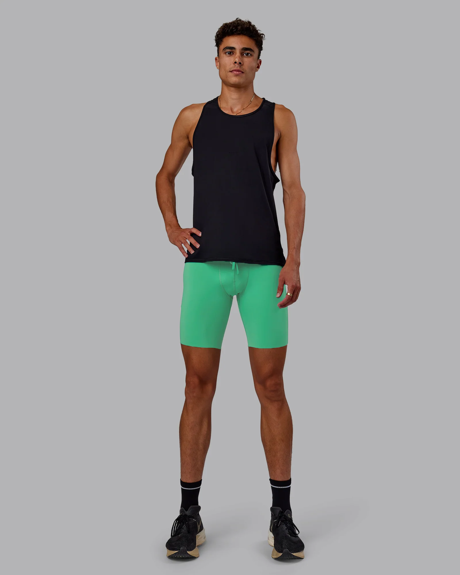 Race Day Short Tight 8" - Mystic Green - Image 7