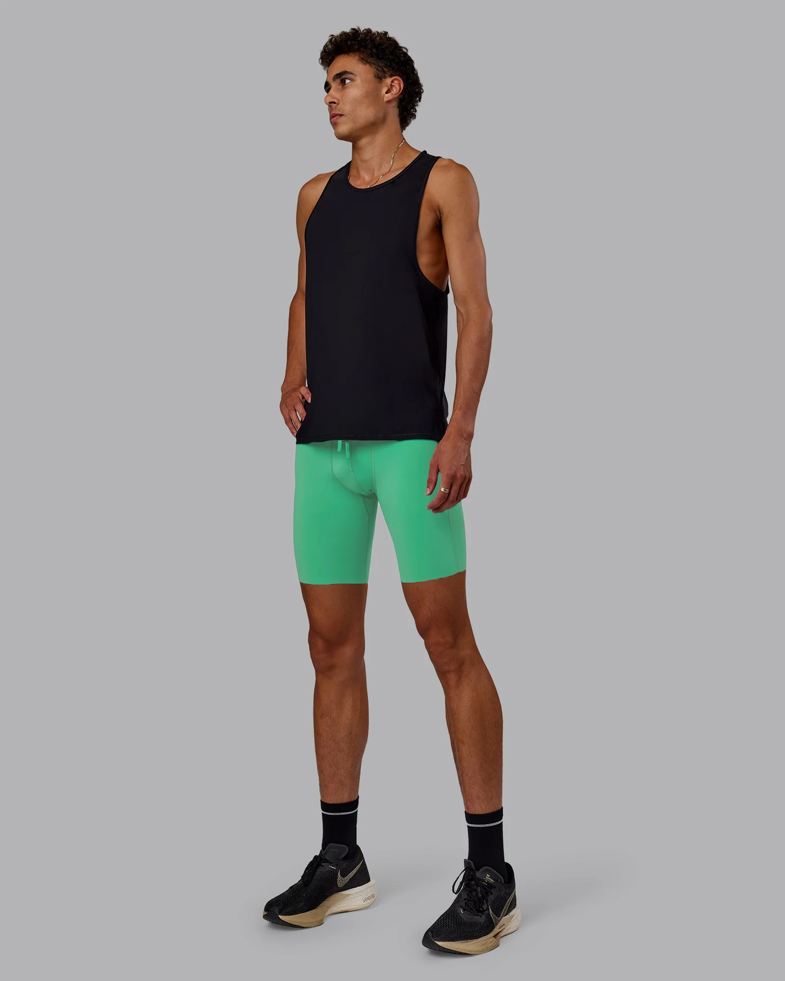 Race Day Short Tight 8" - Mystic Green - Image 8
