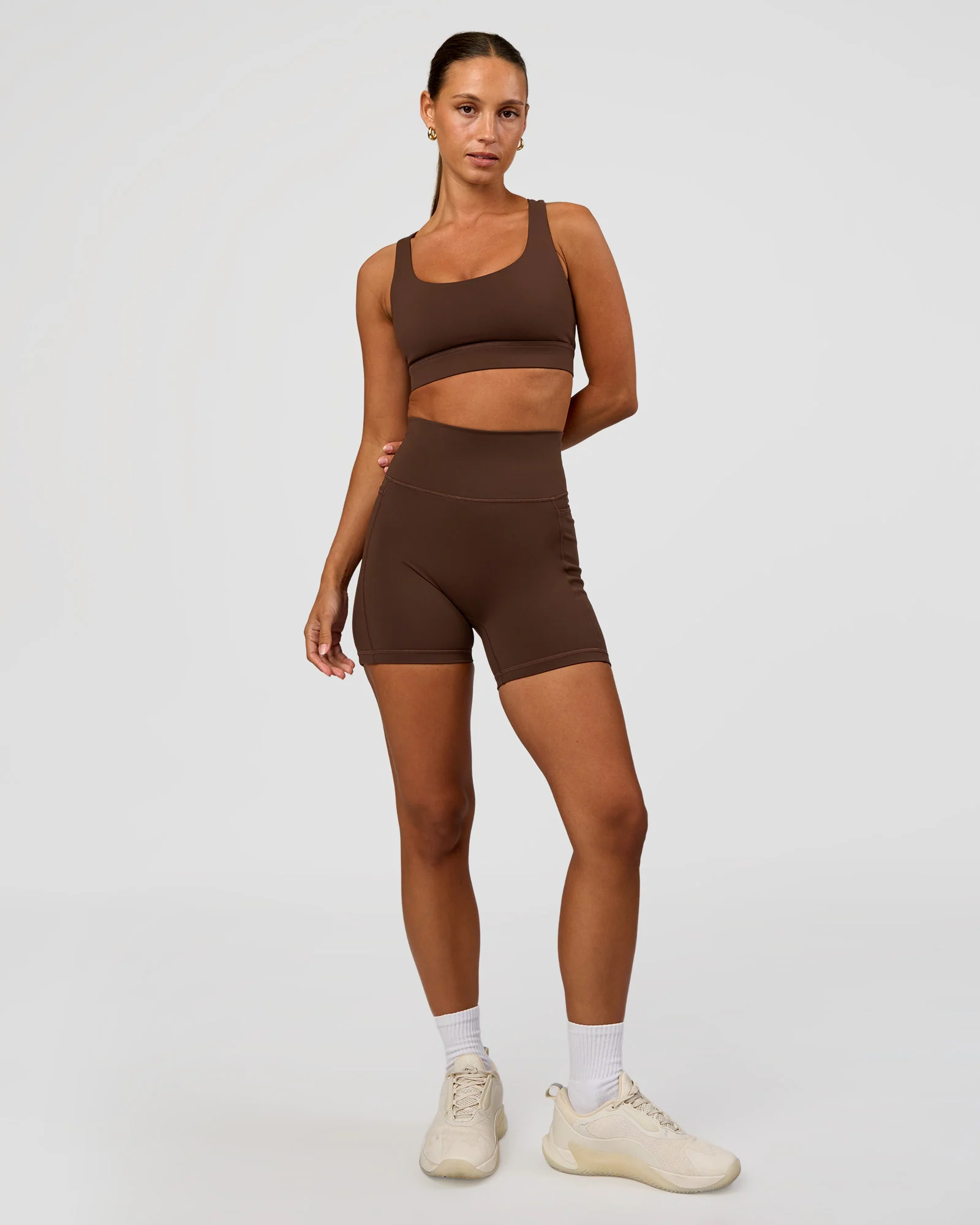 Race Day Sports Bra - Hot Chocolate - Image 3