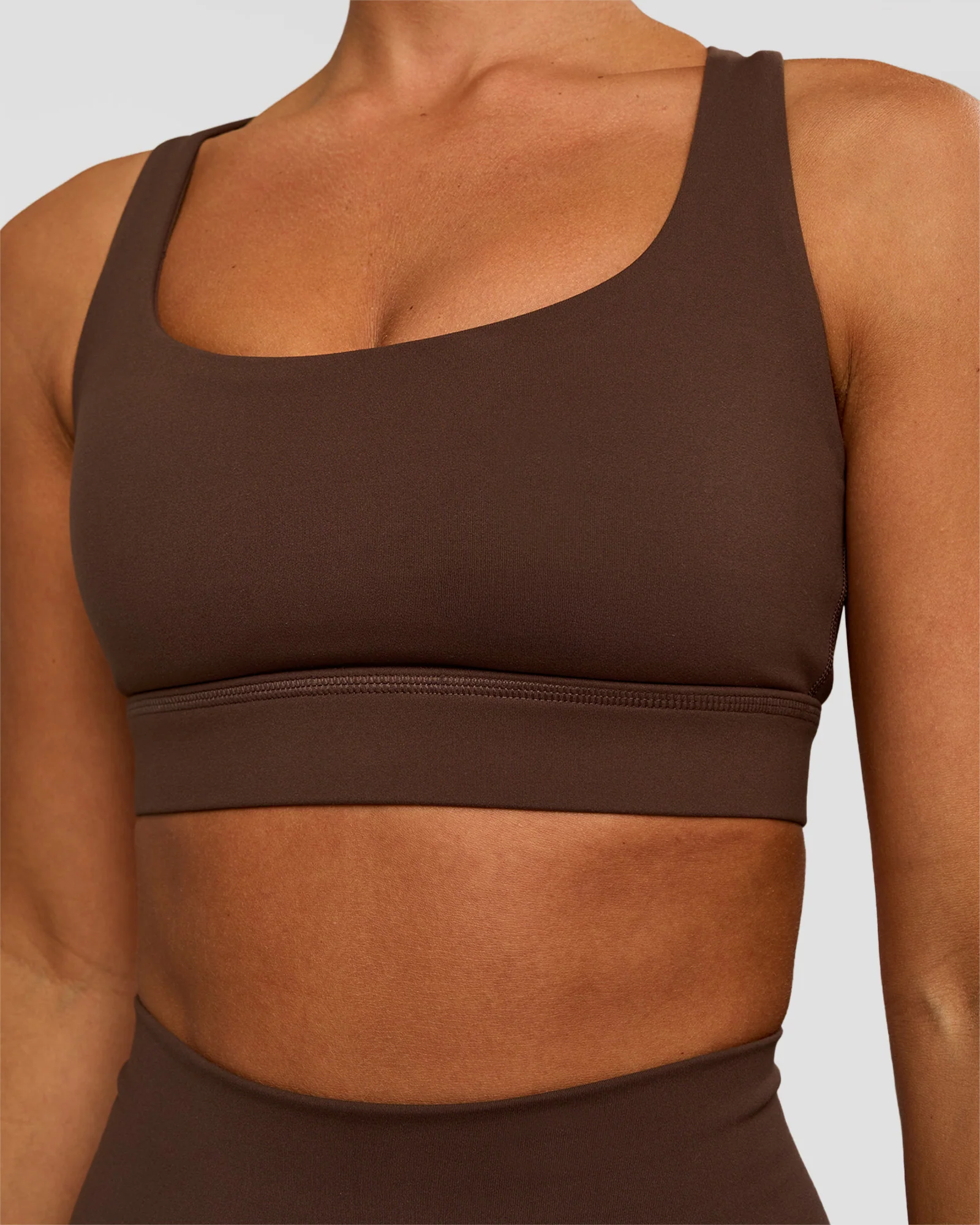 Race Day Sports Bra - Hot Chocolate - Image 4