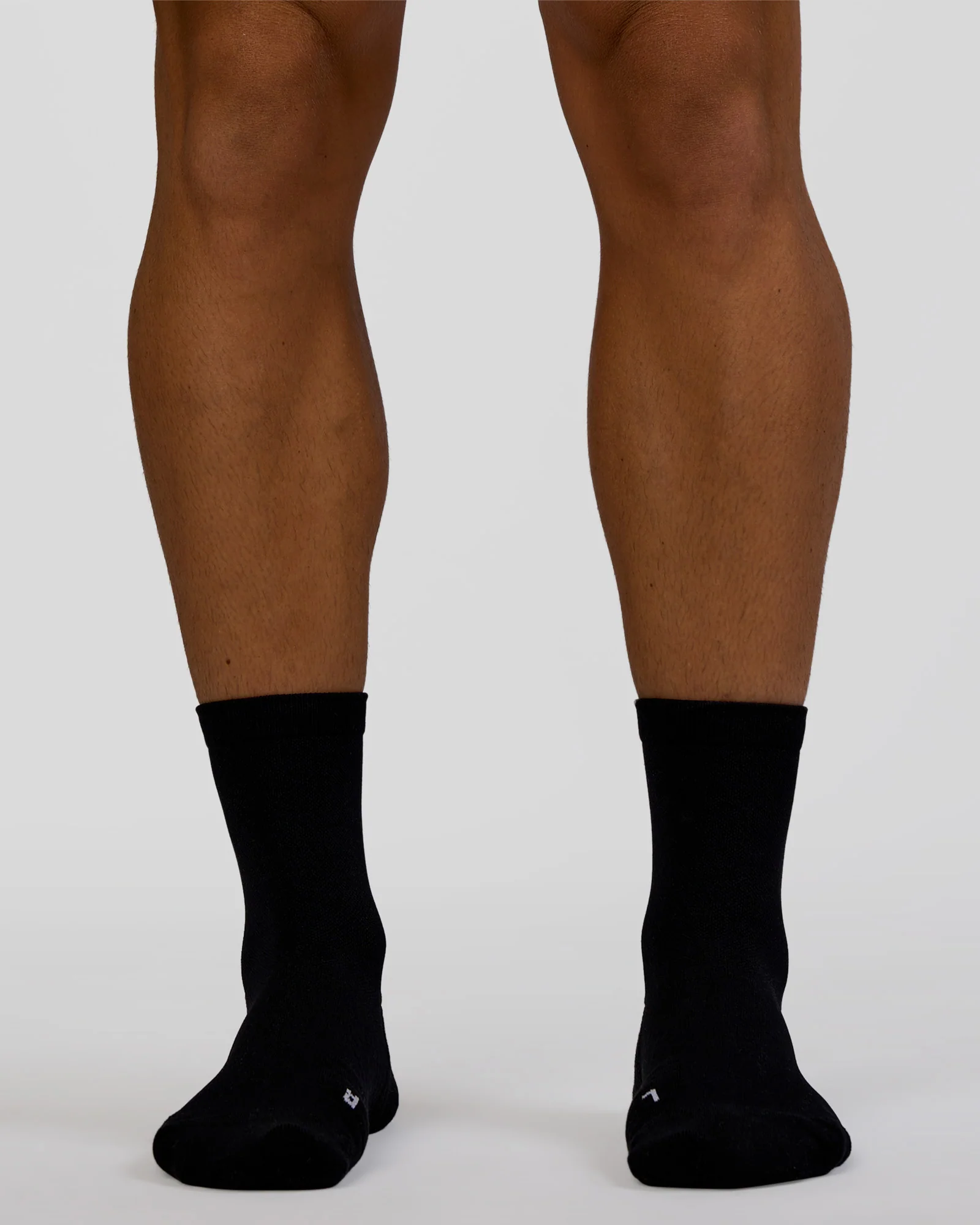 Race Performance Quarter Socks - Black-Reflective - Image 4