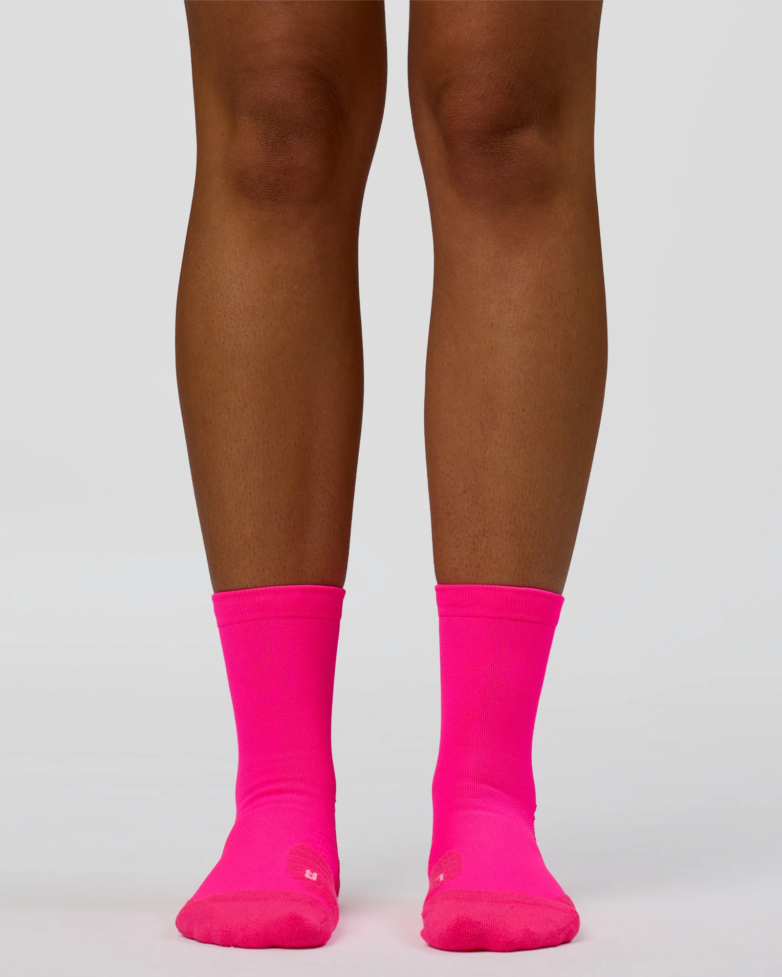 Race Performance Quarter Socks - Neon Pink-Reflective - Image 4
