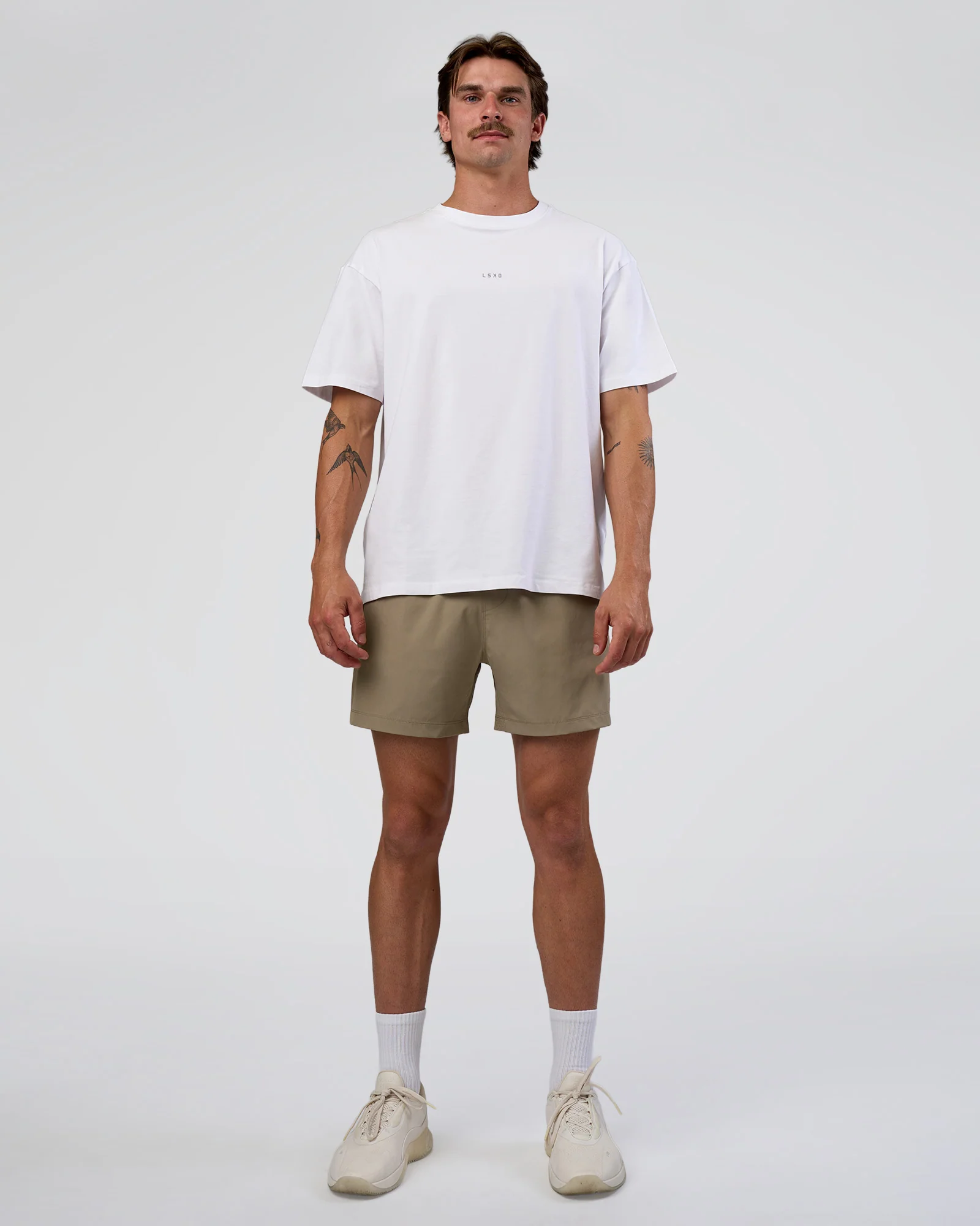 Rep 5" Performance Short - Greige - Image 2