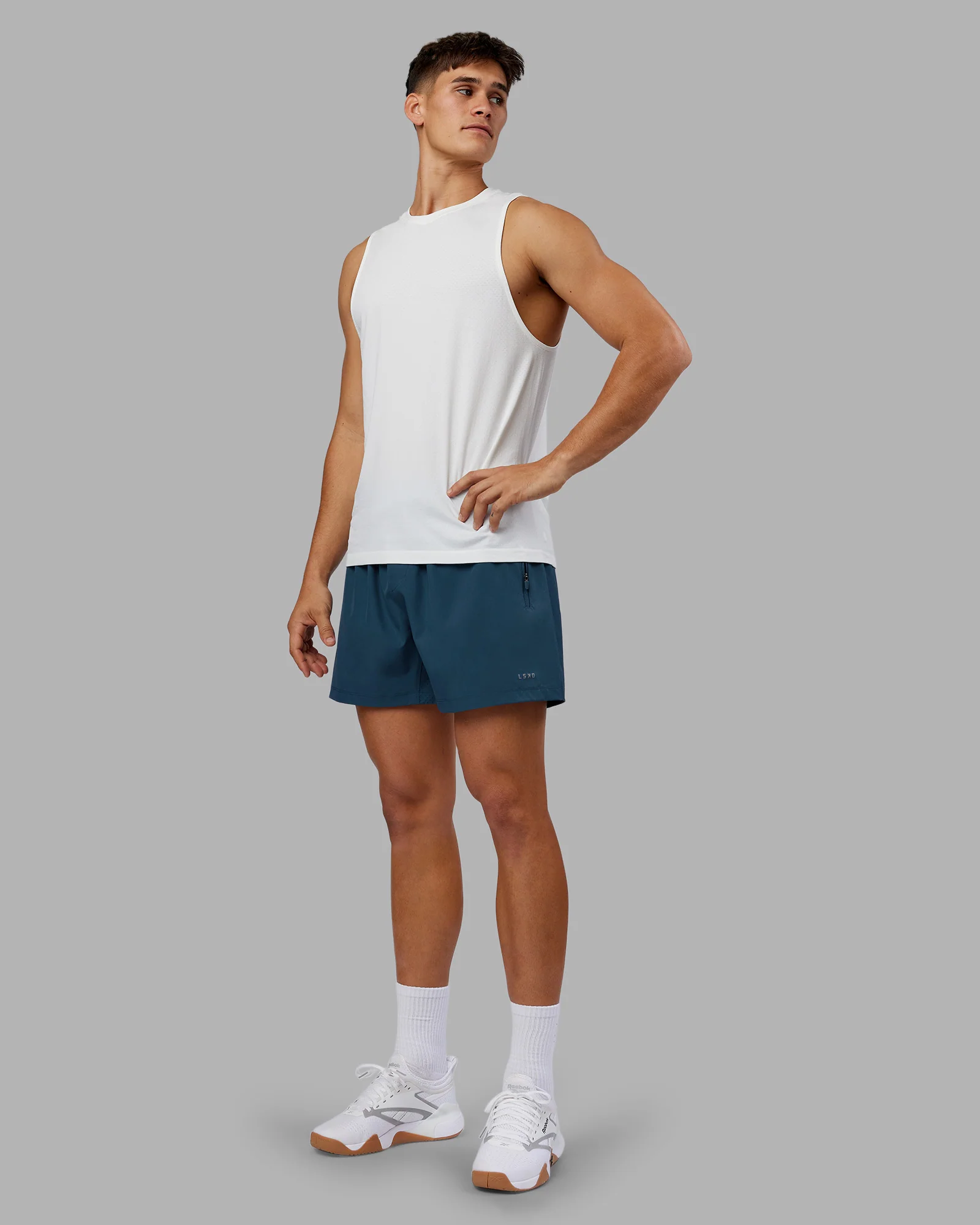 Rep 5" Performance Short - Indigo - Image 2