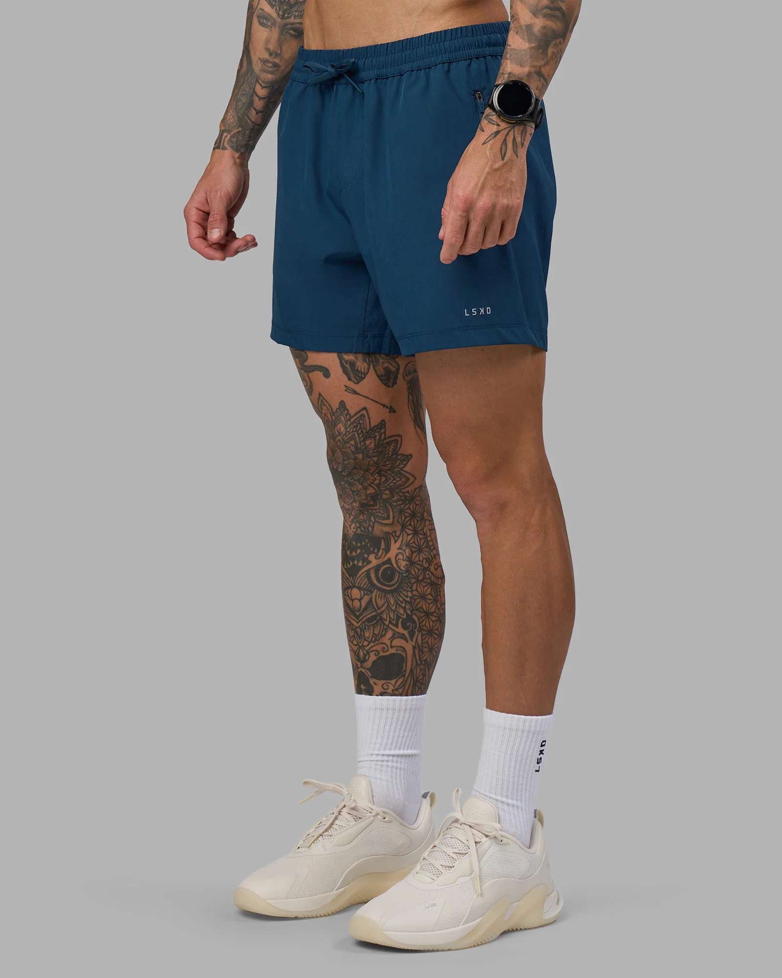 Rep 5" Performance Short - Night Sea - Image 8