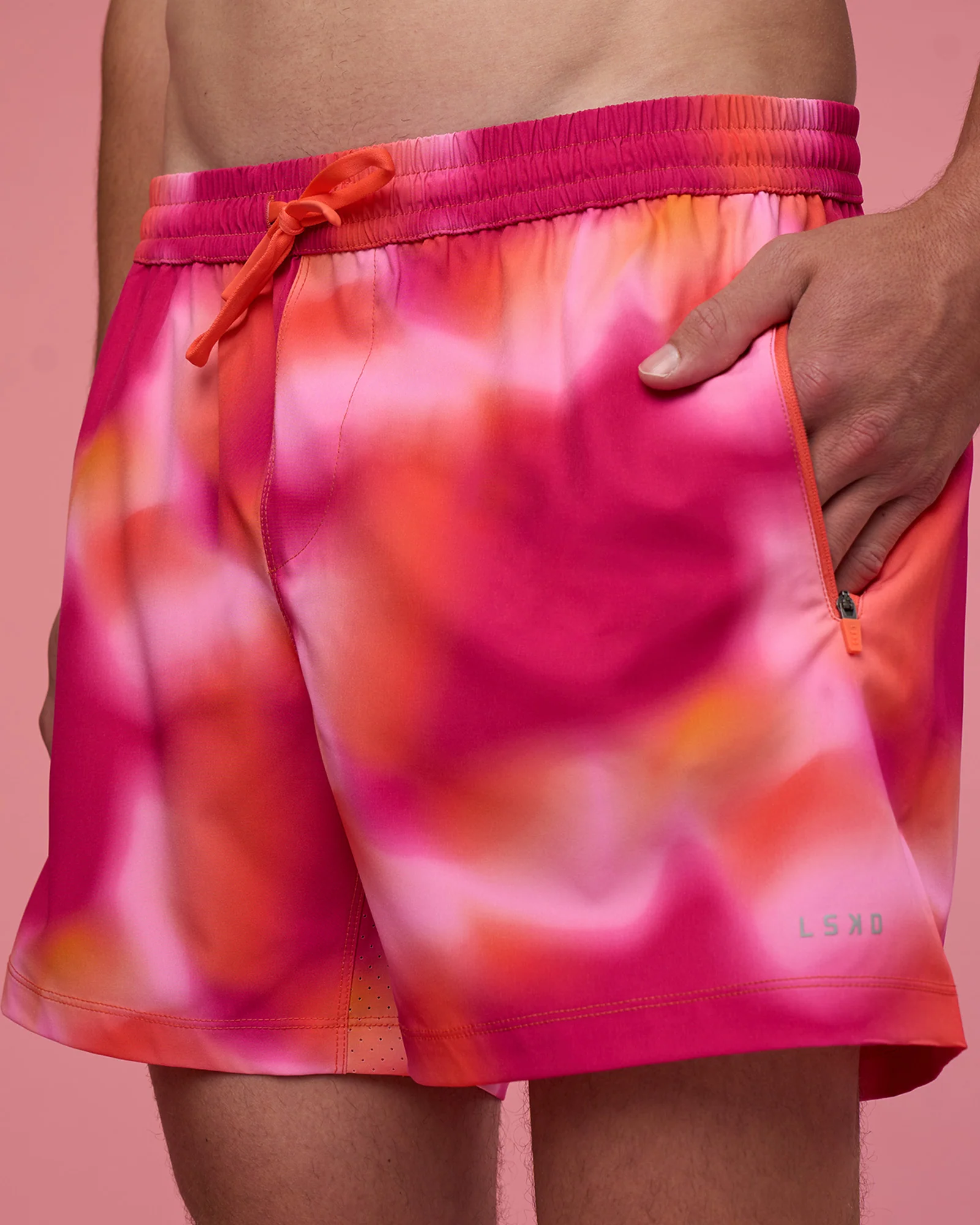 Rep 5" Performance Short - Pink Glow Print - Image 2