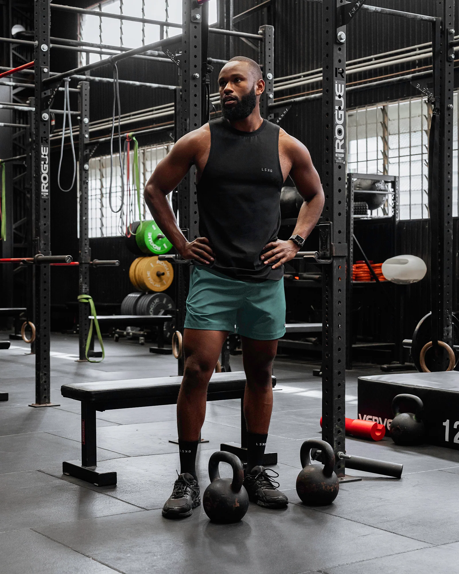 Rep 5" Performance Short - Sage Bush - Image 2