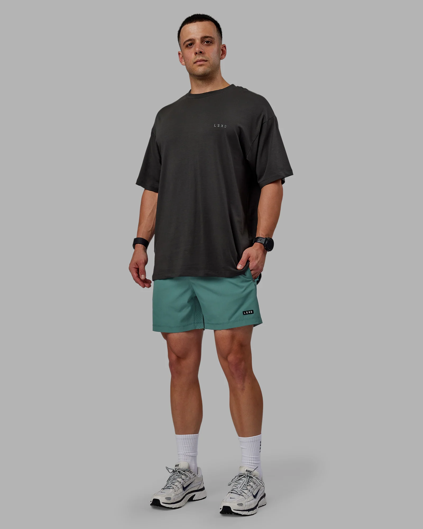 Rep 5" Performance Short - Sage Bush - Image 4