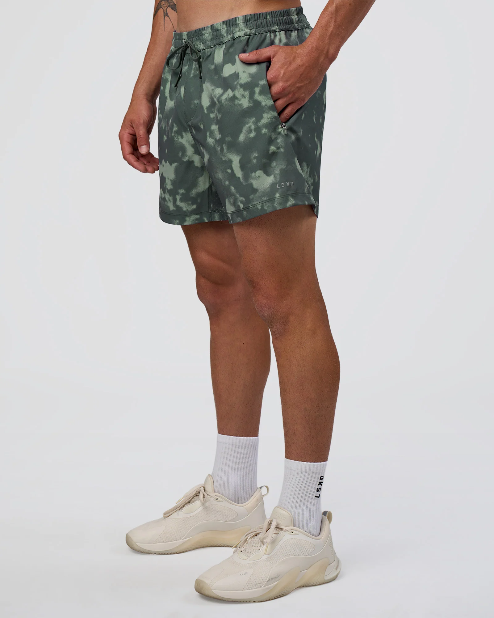 Rep 5" Performance Short - Washed Camo Carbon - Image 6