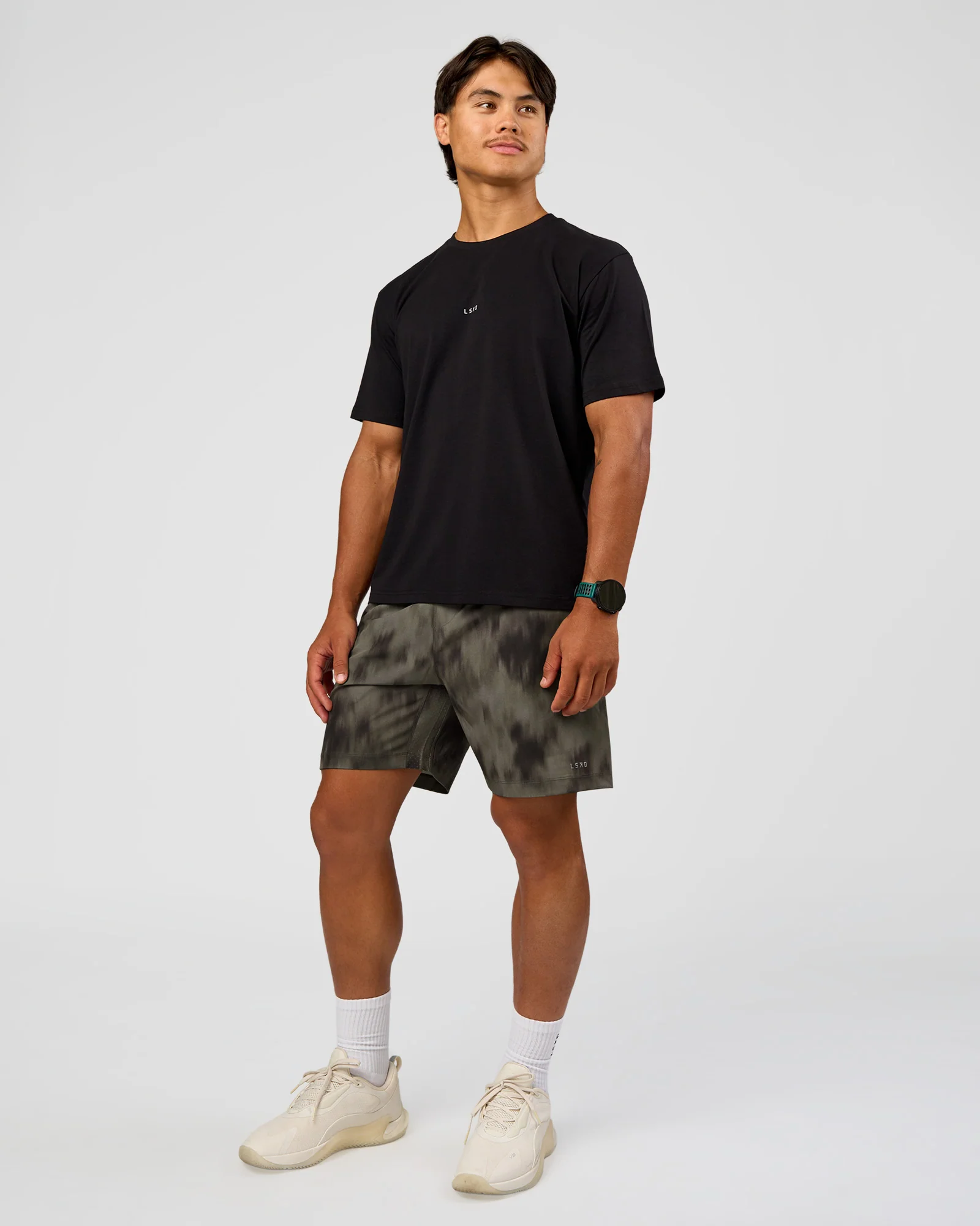 Rep 7" Performance Short - Camo Washed Walnut Grey - Image 6