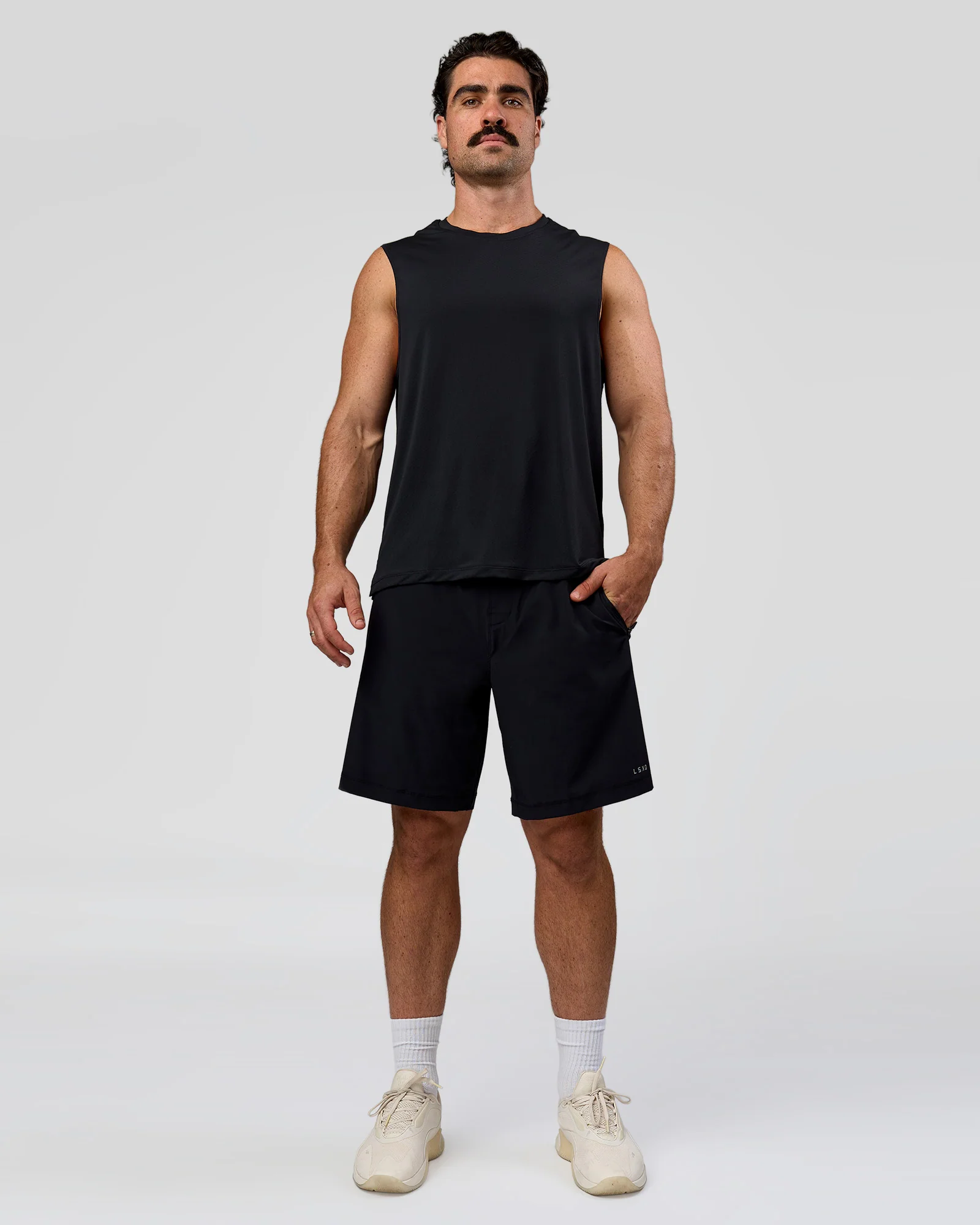 Rep Muscle Training Tank - Black - Image 5