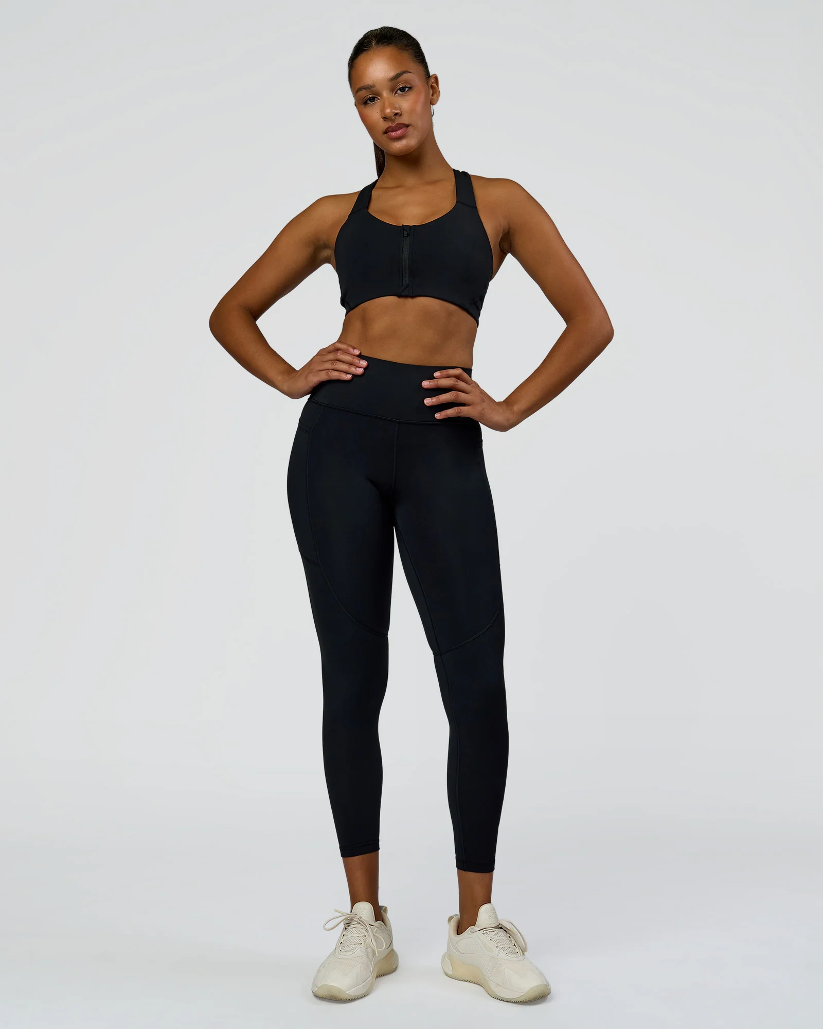Rep Street Script Ultra High-Rise 7/8 Legging Pockets - Black-White - Image 5