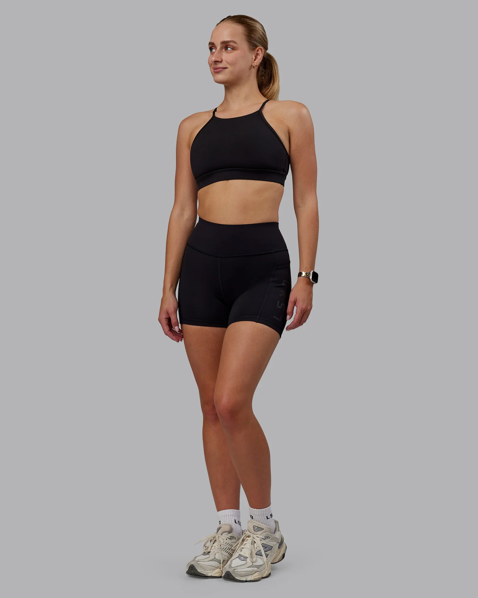 Rep Ultra High-Rise 4" Short Pockets - Black-Black - Image 5