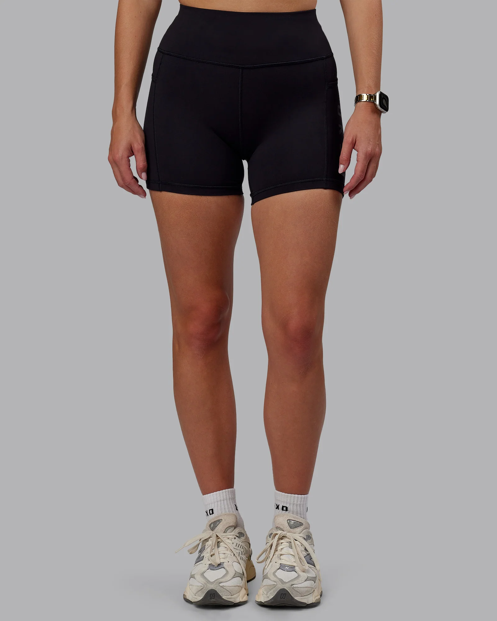 Rep Ultra High-Rise 4" Short Pockets - Black-Black - Image 7