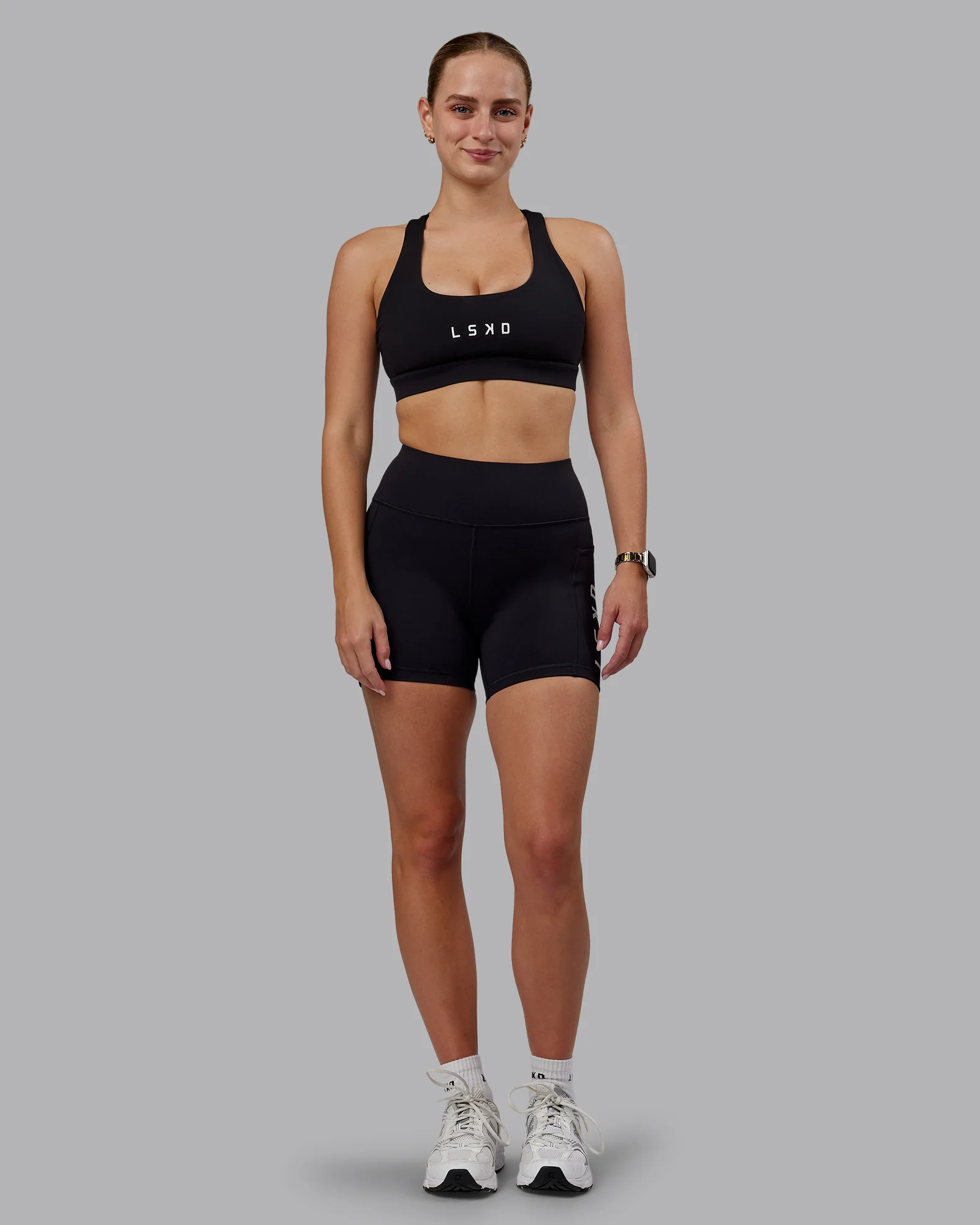 Rep Ultra High-Rise 4" Short Pockets - Black-White - Image 3
