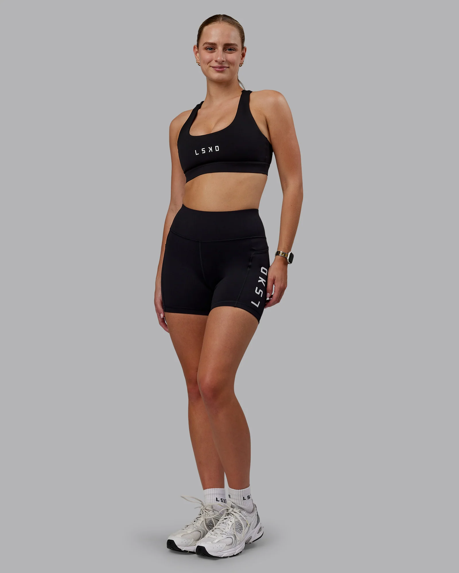 Rep Ultra High-Rise 4" Short Pockets - Black-White - Image 5