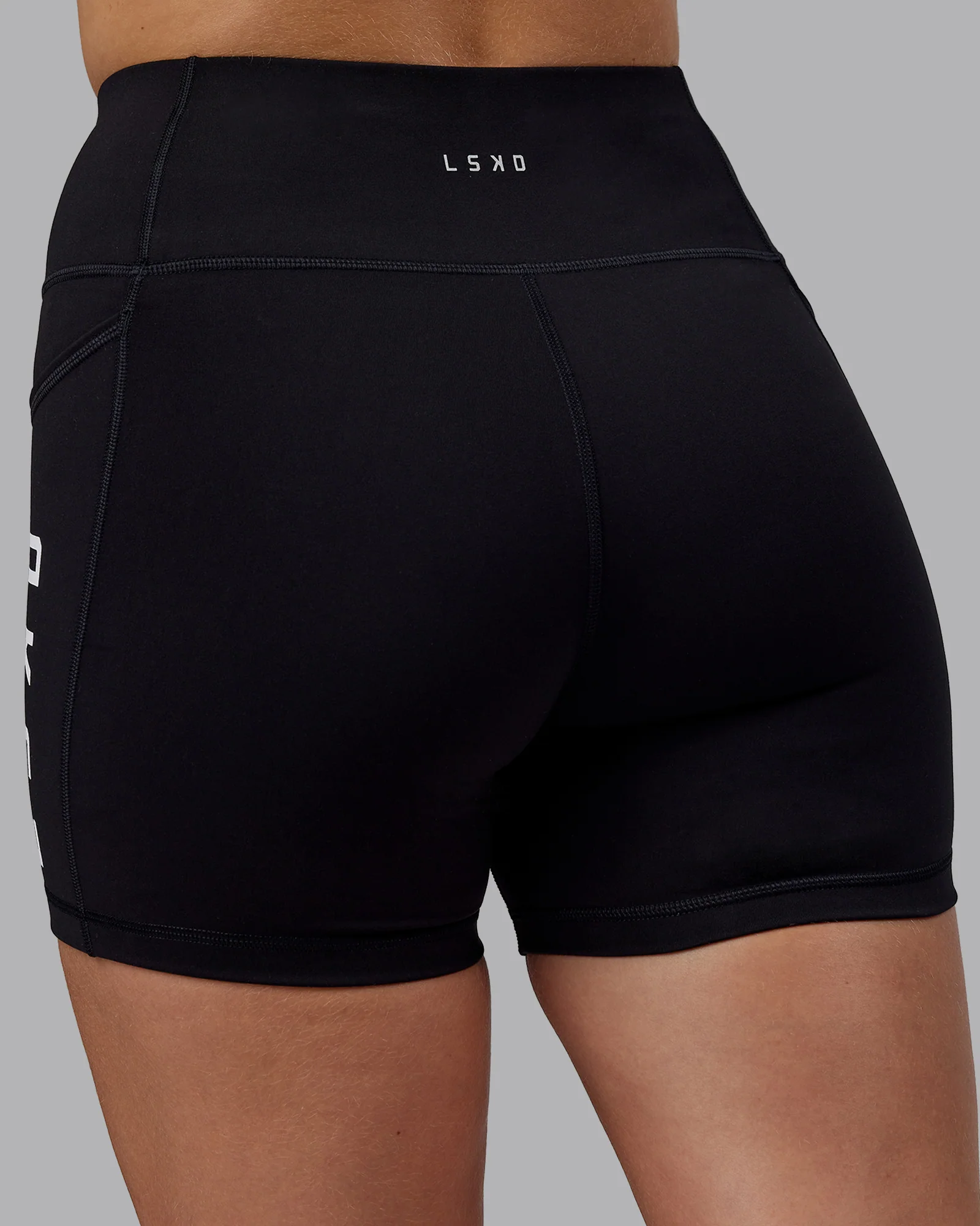 Rep Ultra High-Rise 4" Short Pockets - Black-White - Image 7
